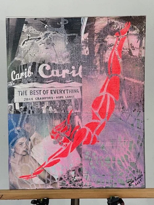 Miami Beach Vintage Series # NEON RED $1,500.00