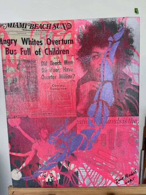 Miami Beach Vintage Series # Purple