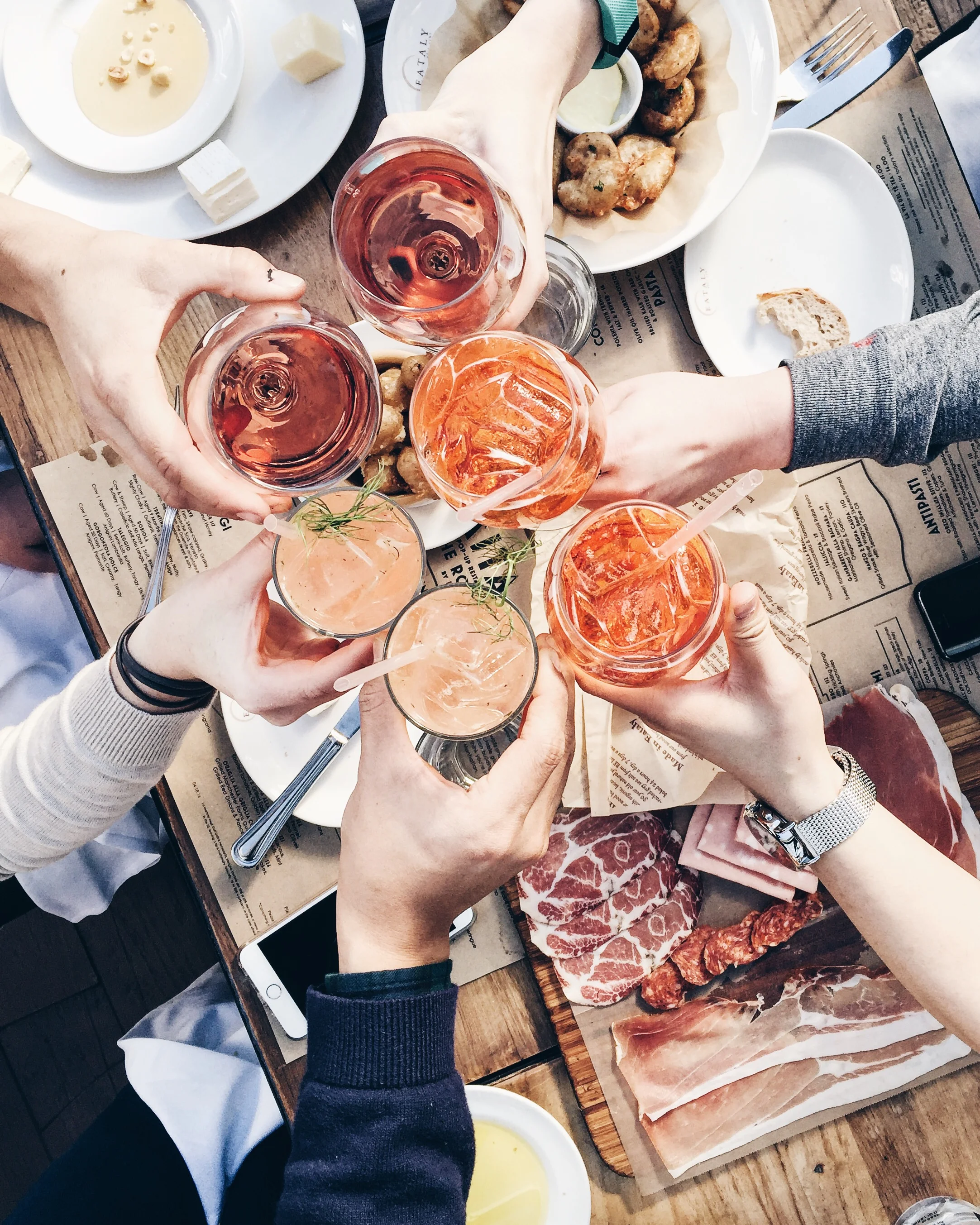 Flatiron Fizz's at Eataly's rooftop La Birreria