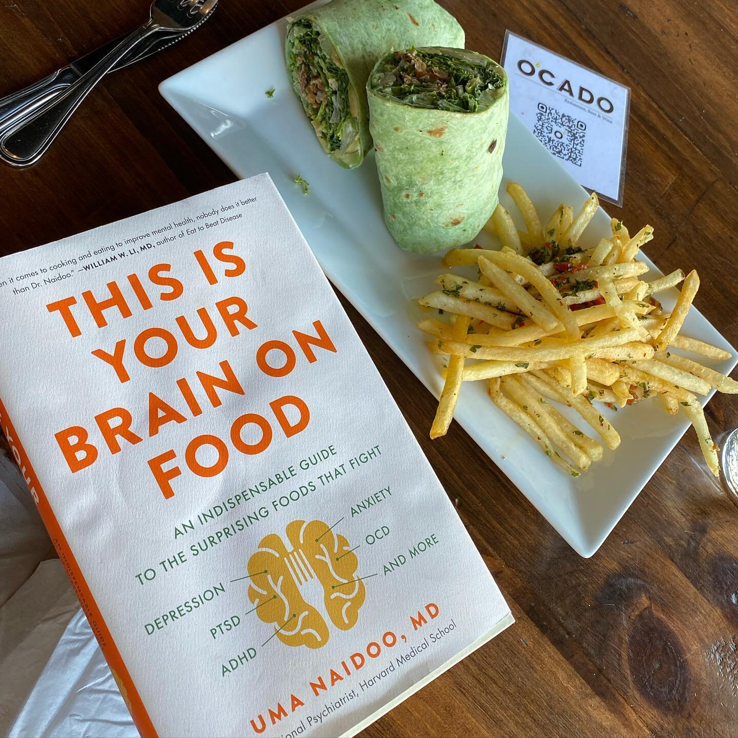 More fascinating studies about nutrition and mental health. A solid book (and restaurant) recommendation from me. 

. . . . . . . . . #food #fit #focus #foodfitfocus #nutrition #fitness #happiness #personaltrainer #healthcoach #plantbased #plantpower