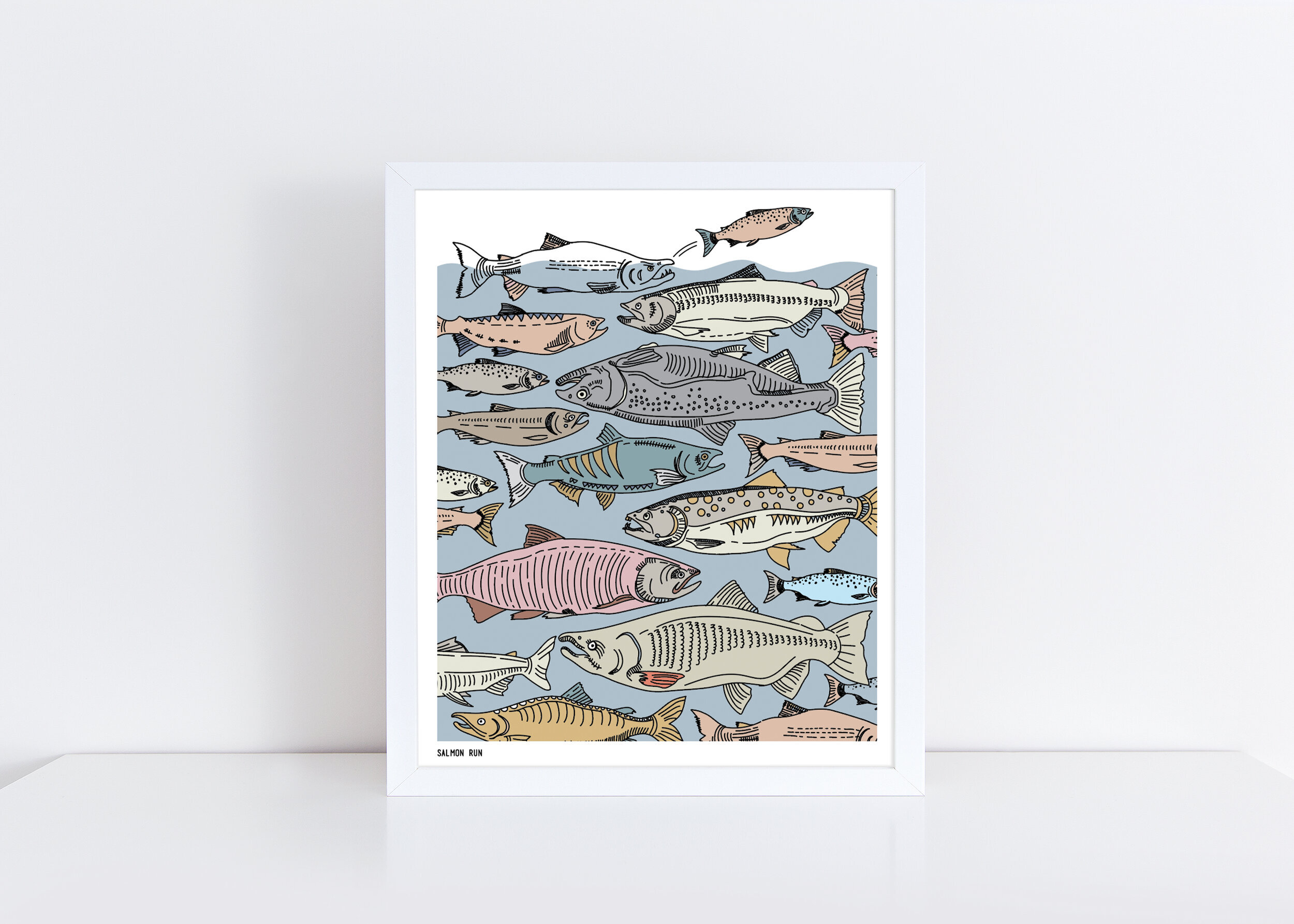 Salmon Run Print
