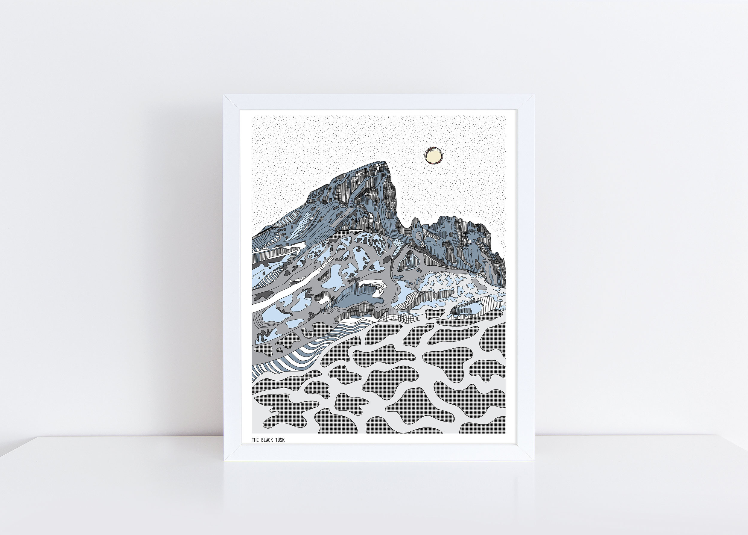 Black Tusk Print