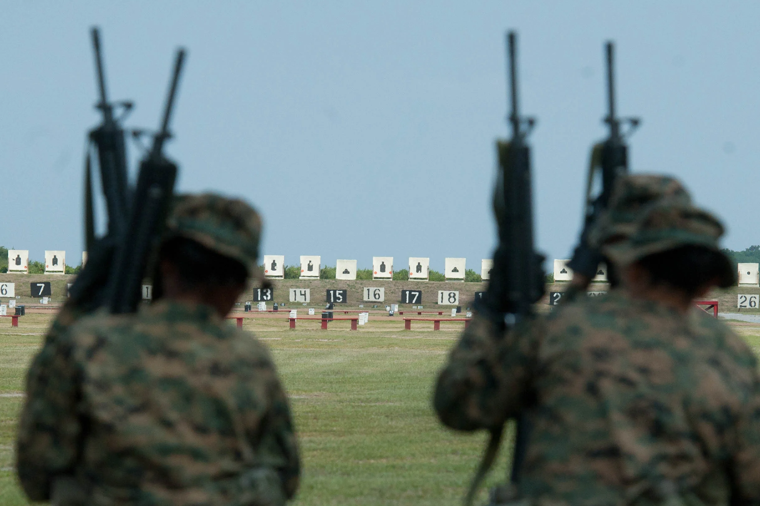 Parris Island Noise Study, SC BRRC conducted a noise study for Marine training operations at the Marine Corps Training Depot Parris Island, SC. The primary noise generating activities on Parris Island include firing ranges and Crucible training operations. Noise modeling included small arms weapon firing, artillery simulators, simulated machine guns and loud speakers. Noise contours from these operations were generated using the SARNAM and BNoise range noise models. 