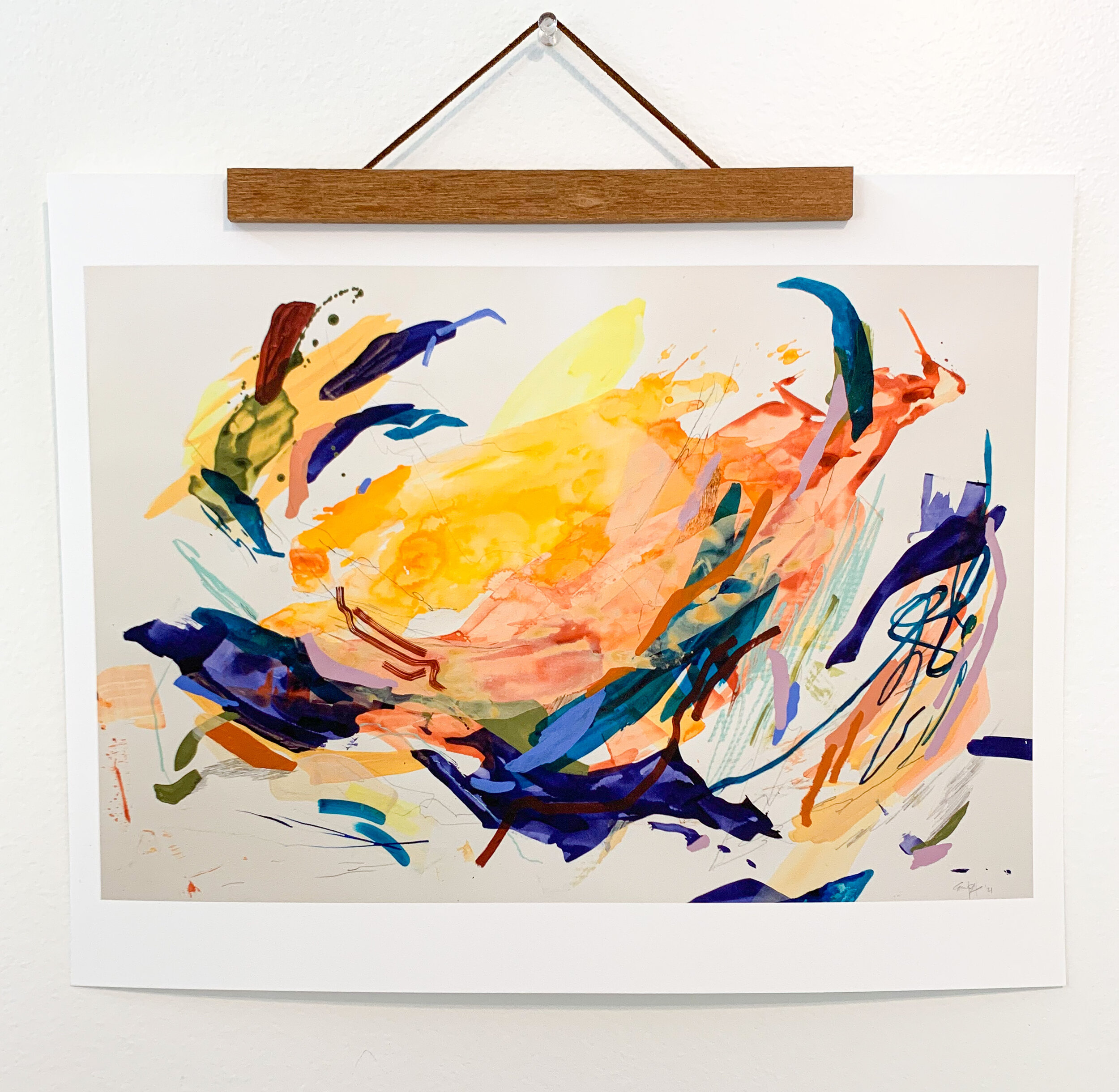 Delicate Persistance Print