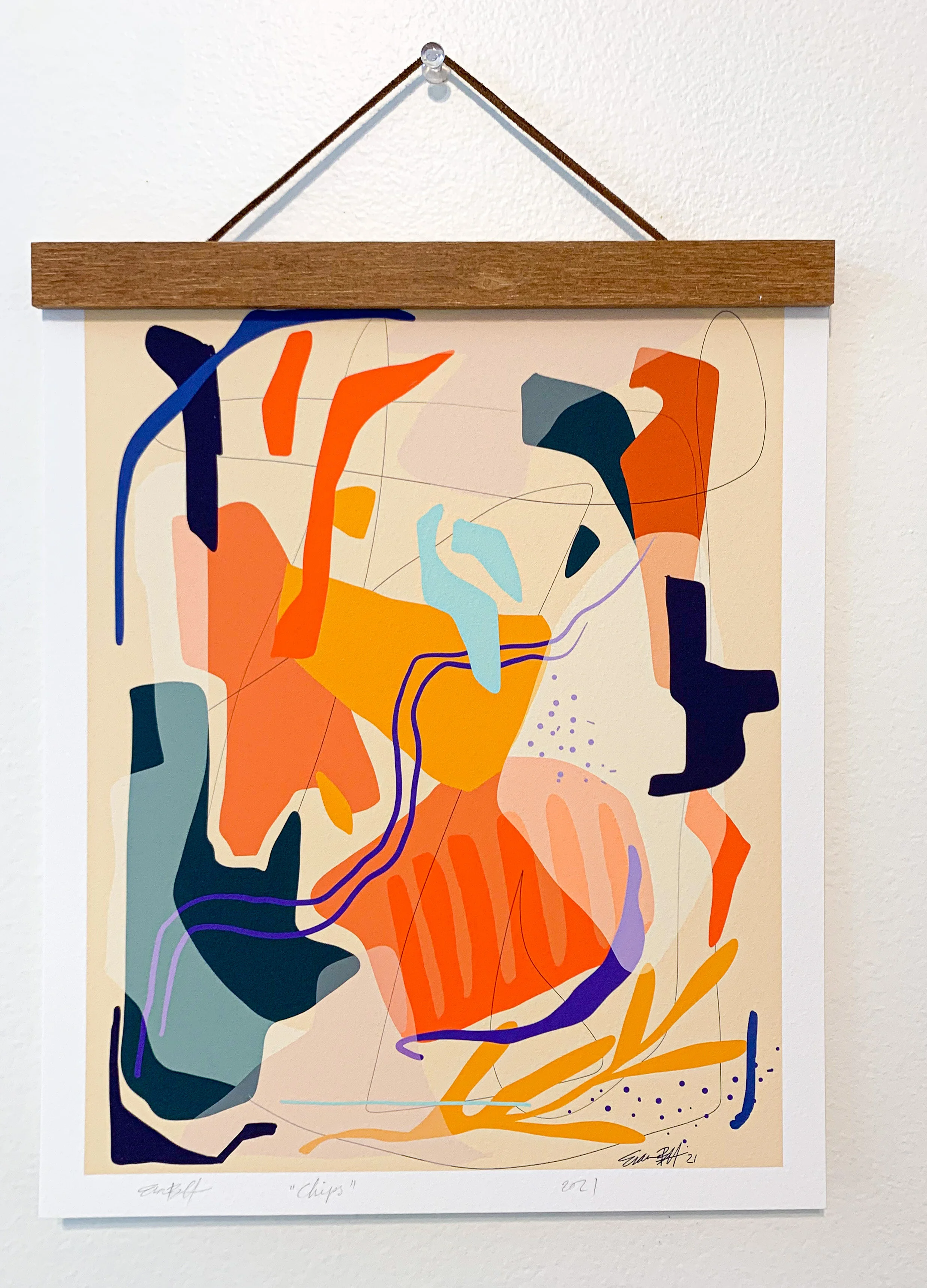 chips print hung.JPG