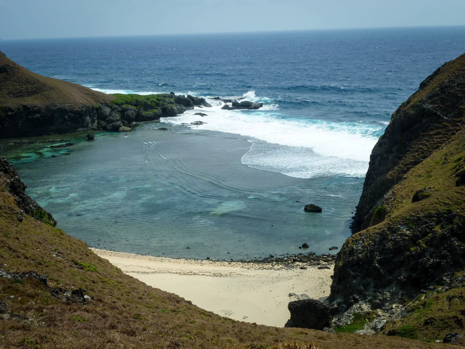 Enjoy the scenery atop one of Sabtang's famous beaches