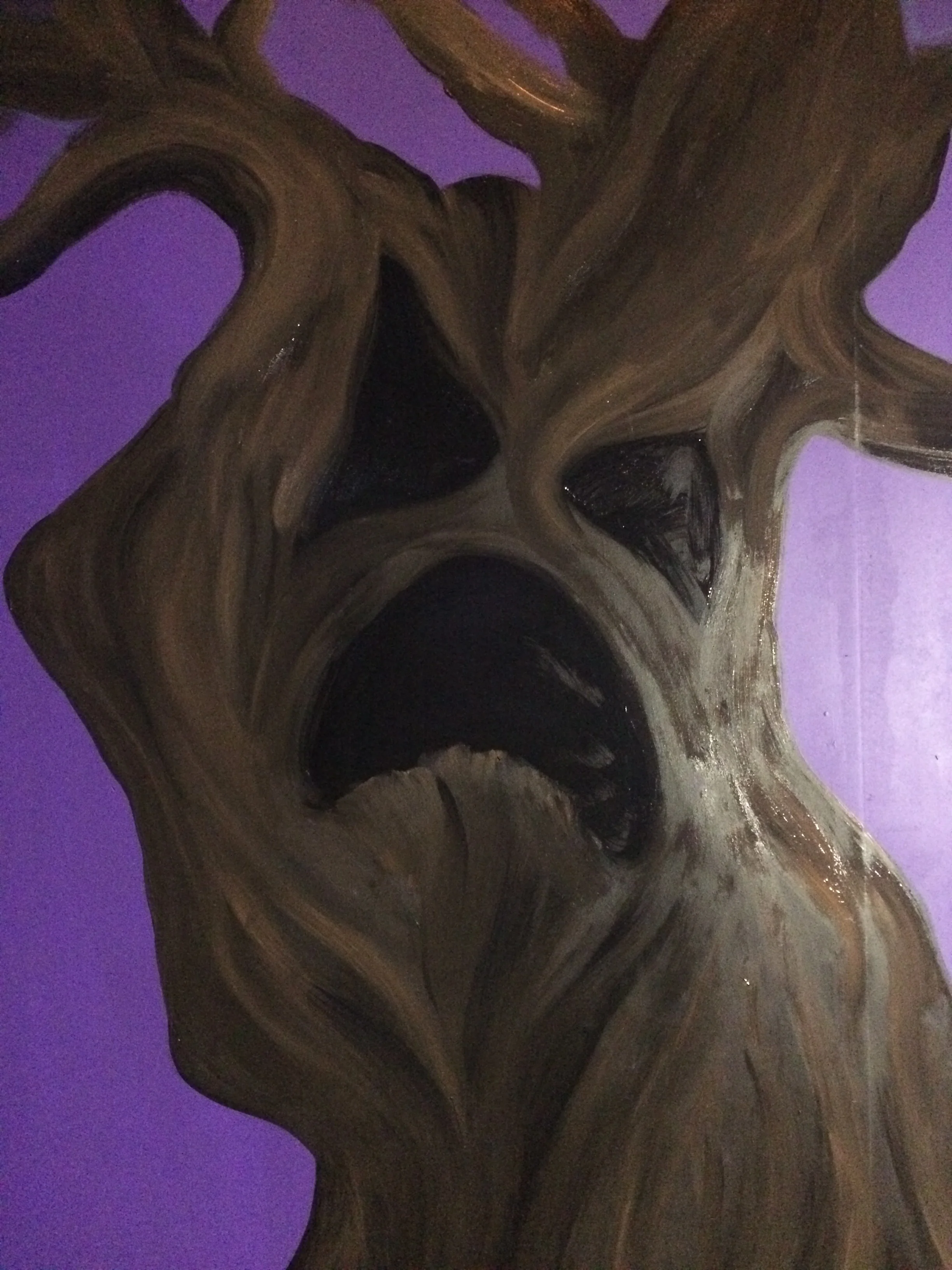 Children's Maze Angry Tree