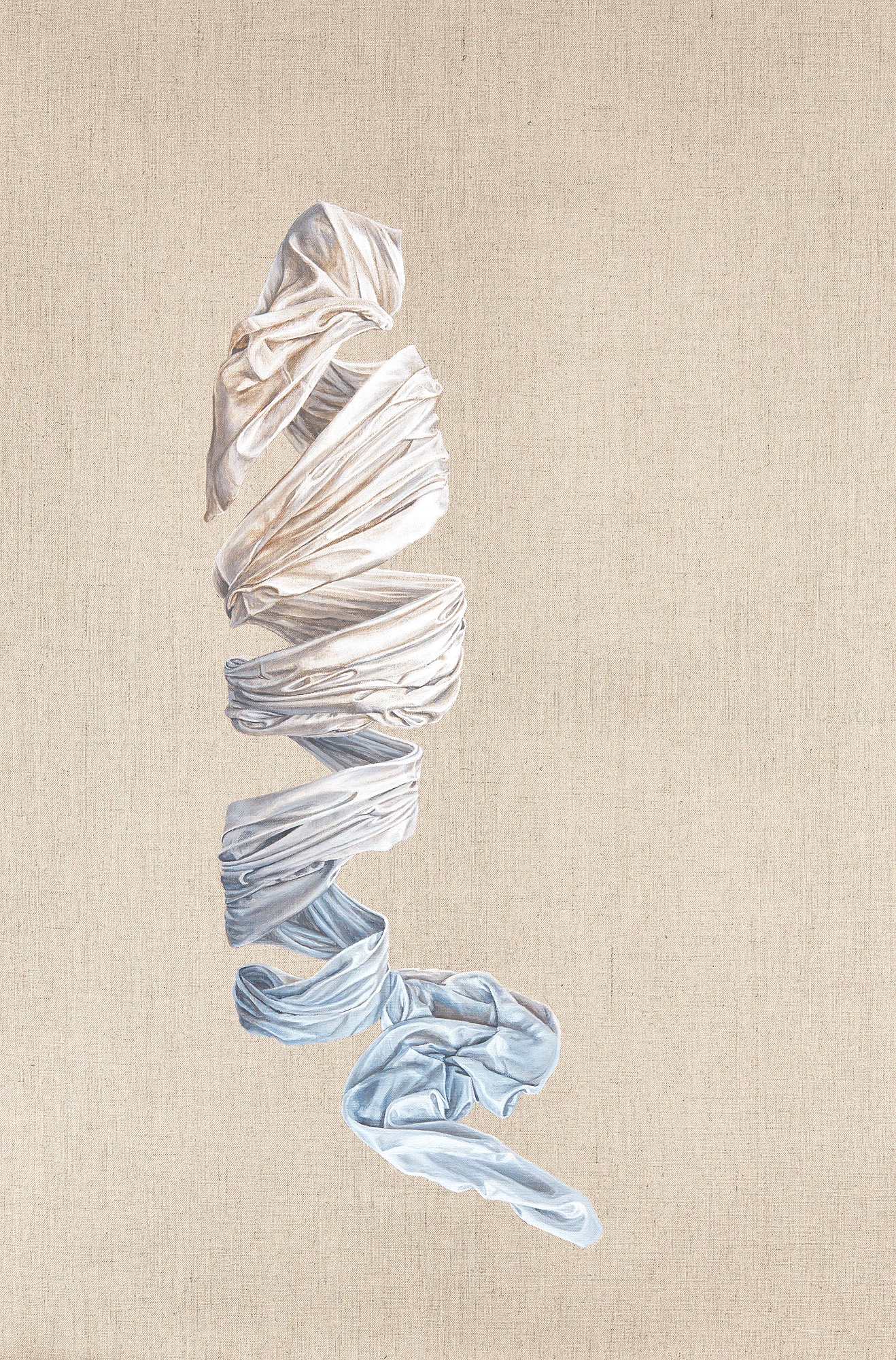 Coming Undone Acrylic on Linen 36 x 24 inches SOLD