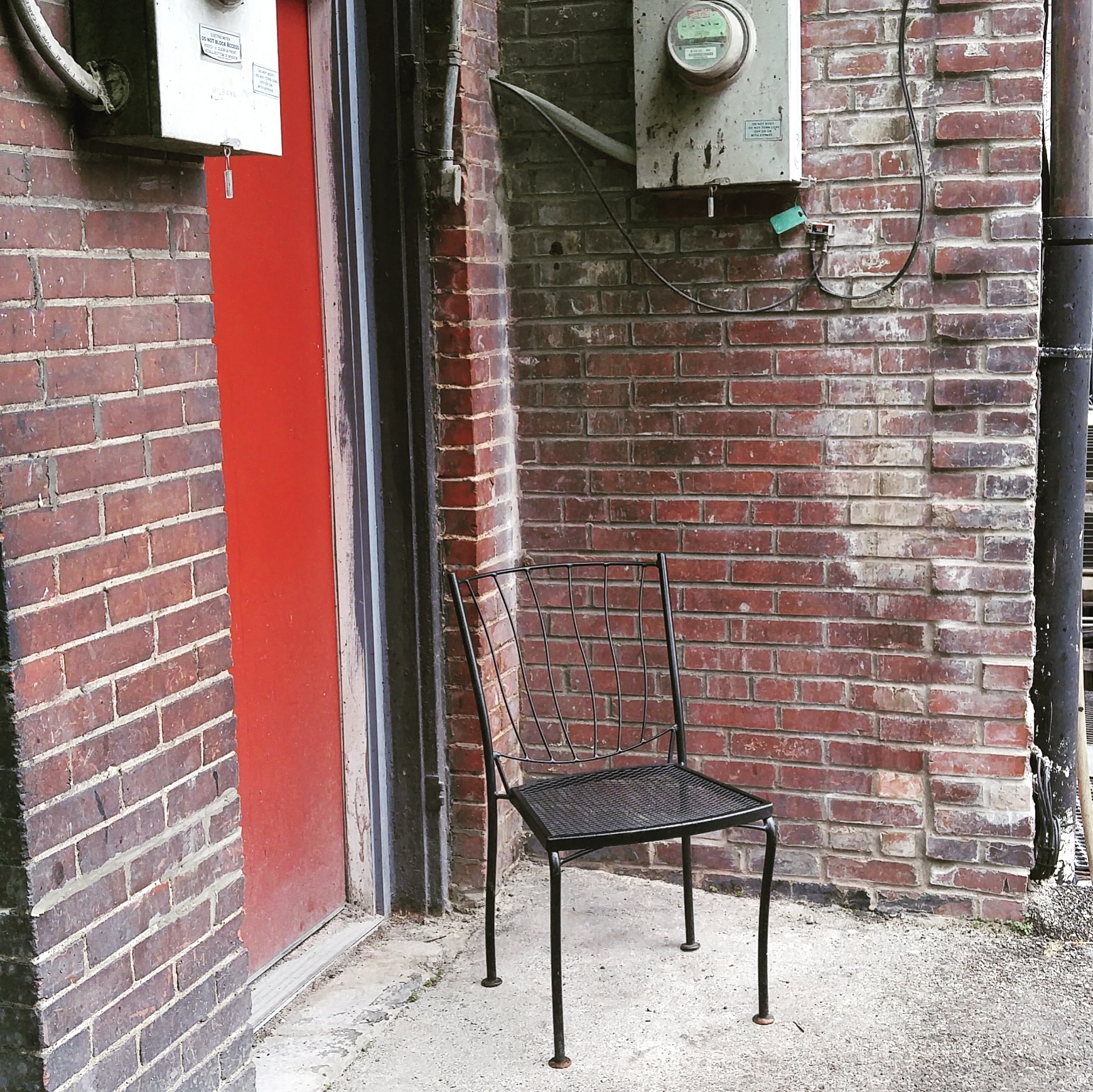 Chair of isolation (also, I take my breaks at work here.)