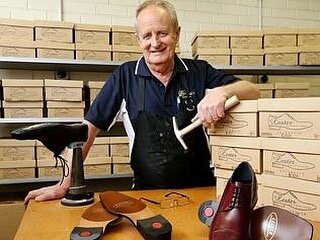 Our talented shoe maker hand crafts and designs all products we sell in his small factory in Melbourne, Australia. Mr Lester is a 4th generation shoe maker who is taking a stand against cheap imports. Buy shoes with a story! #freeshipping #shoes #fas