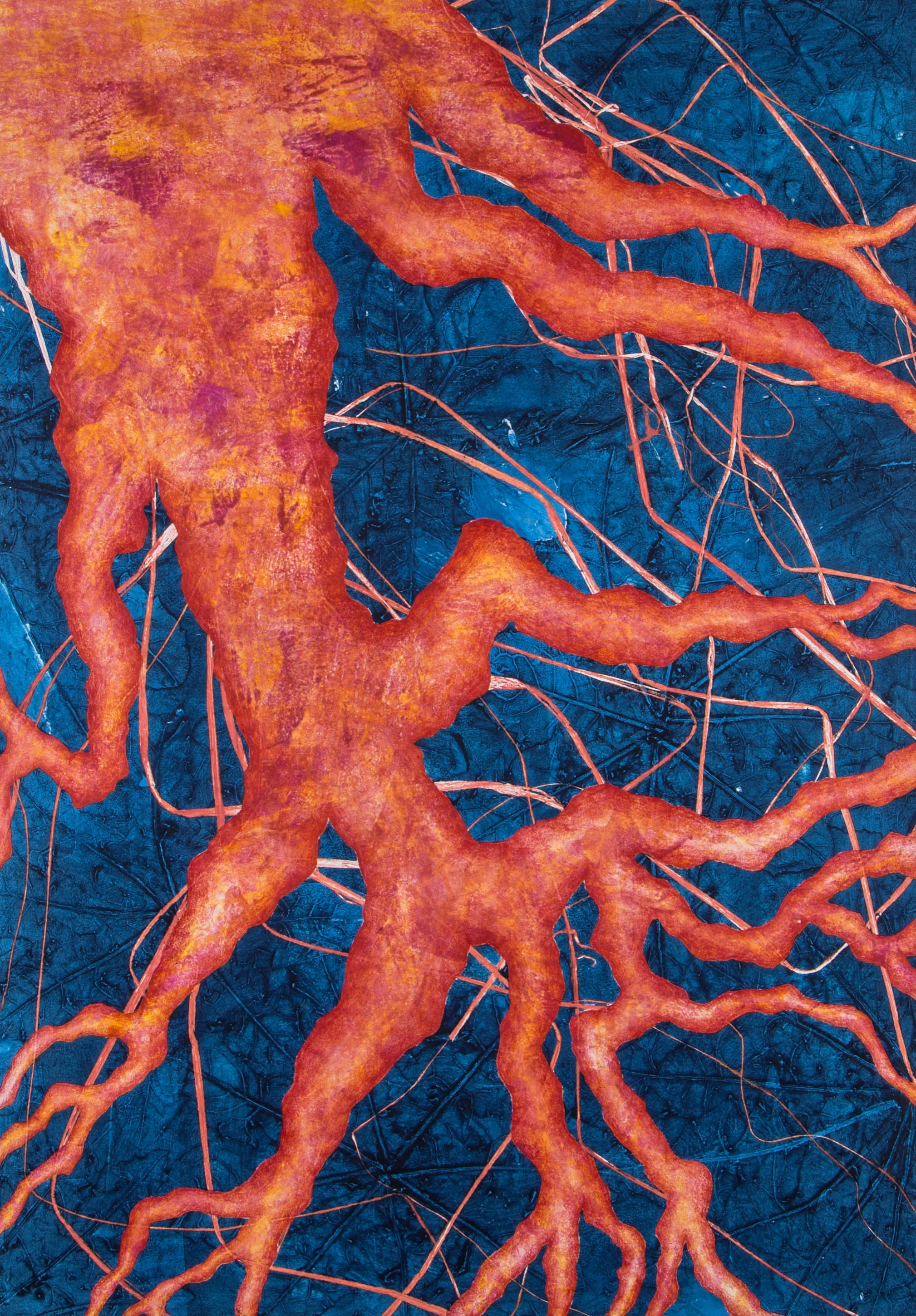 Hidden Indignation19" x 26"2016Collagraph, Pochoir, Colored Pencil, Monotype