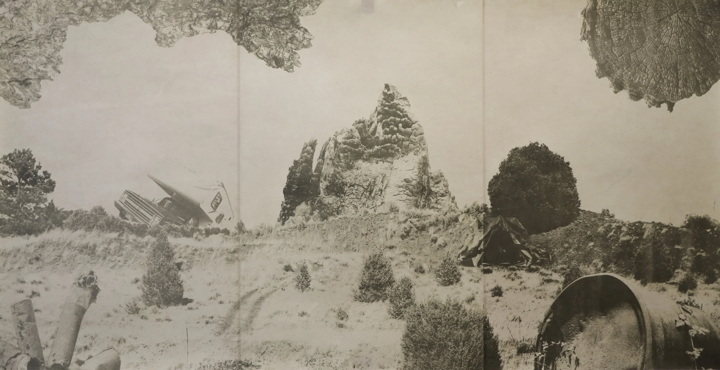 Fire (Madder Root)photolithograph on gampi backed to dyed kozo