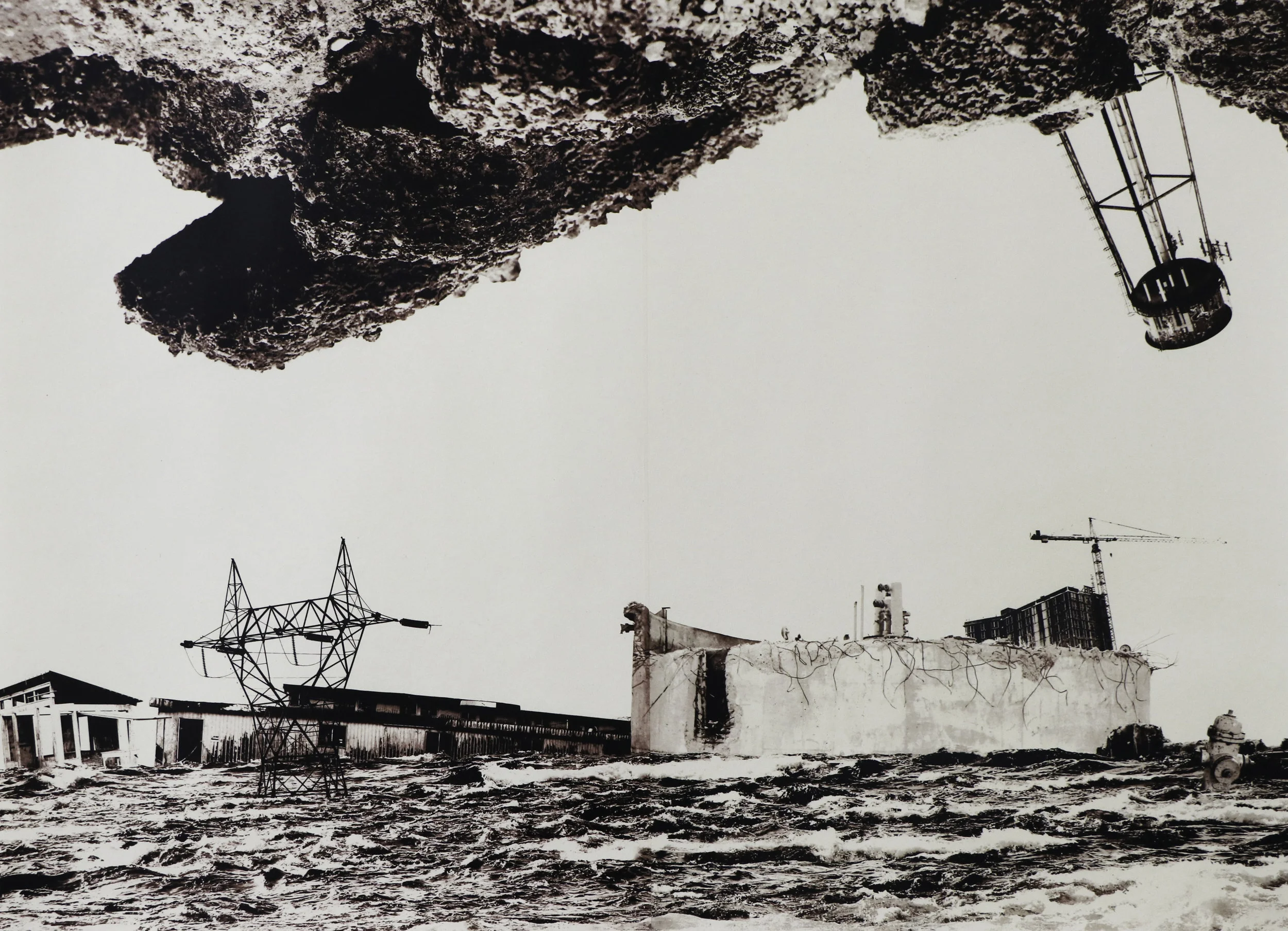 Waterphotolithograph on gampi backed to kozo