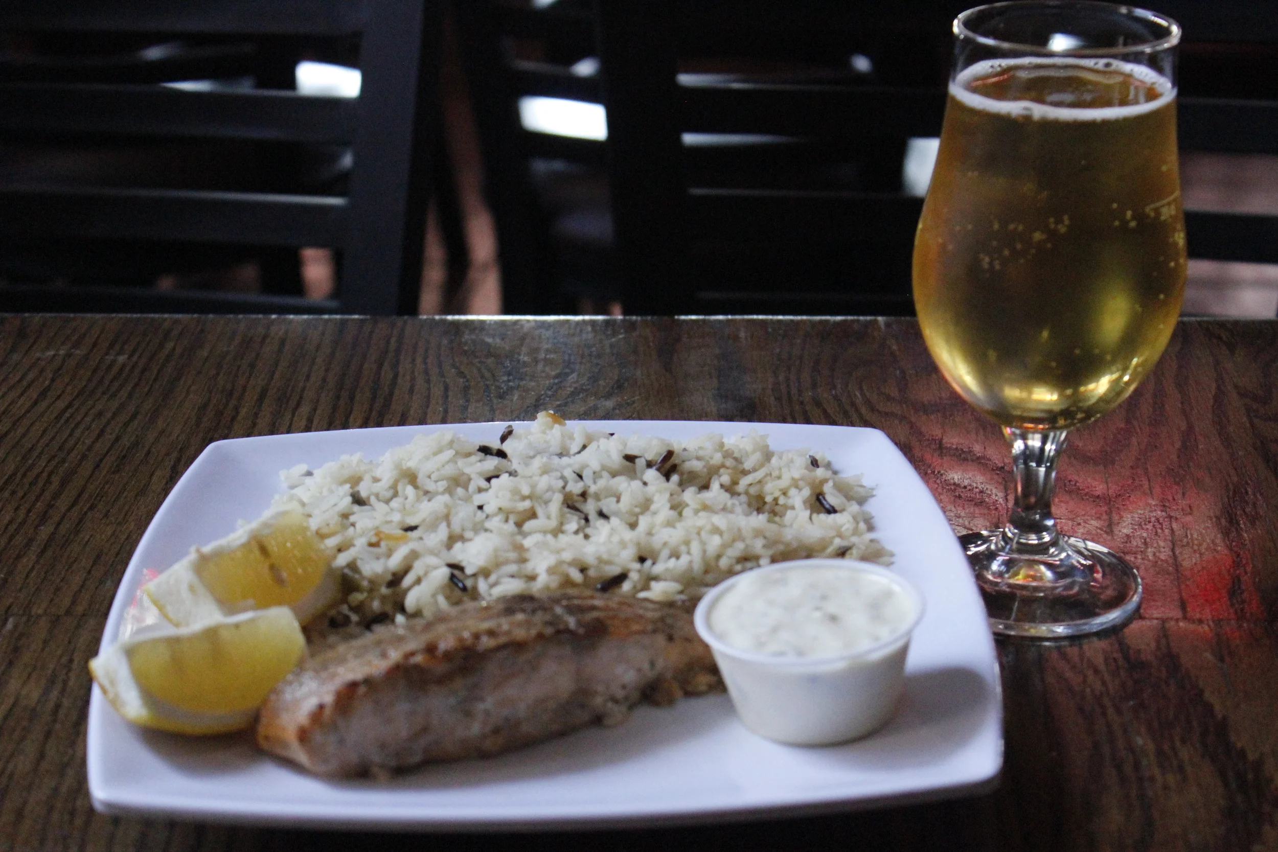 Salmon with Jazmine Rice