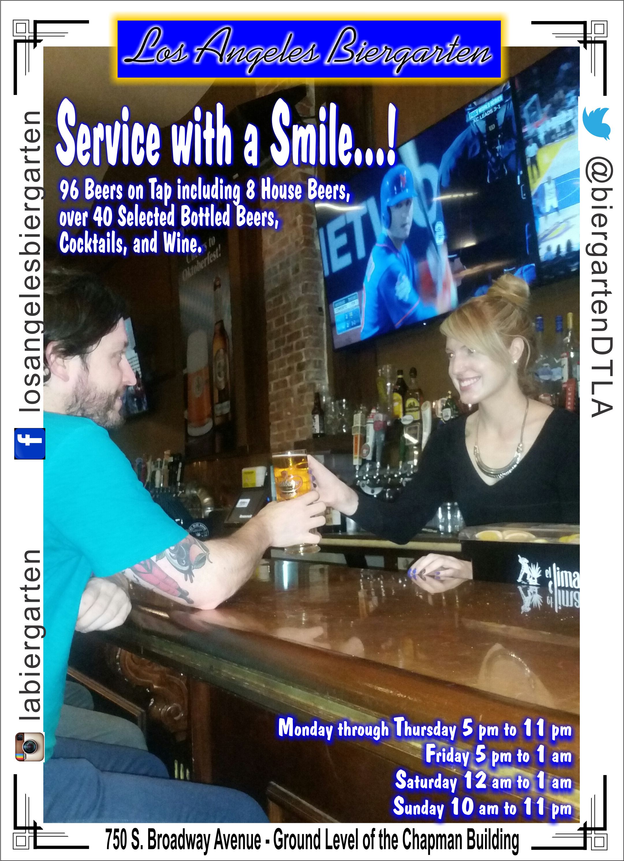 Service with a smile!