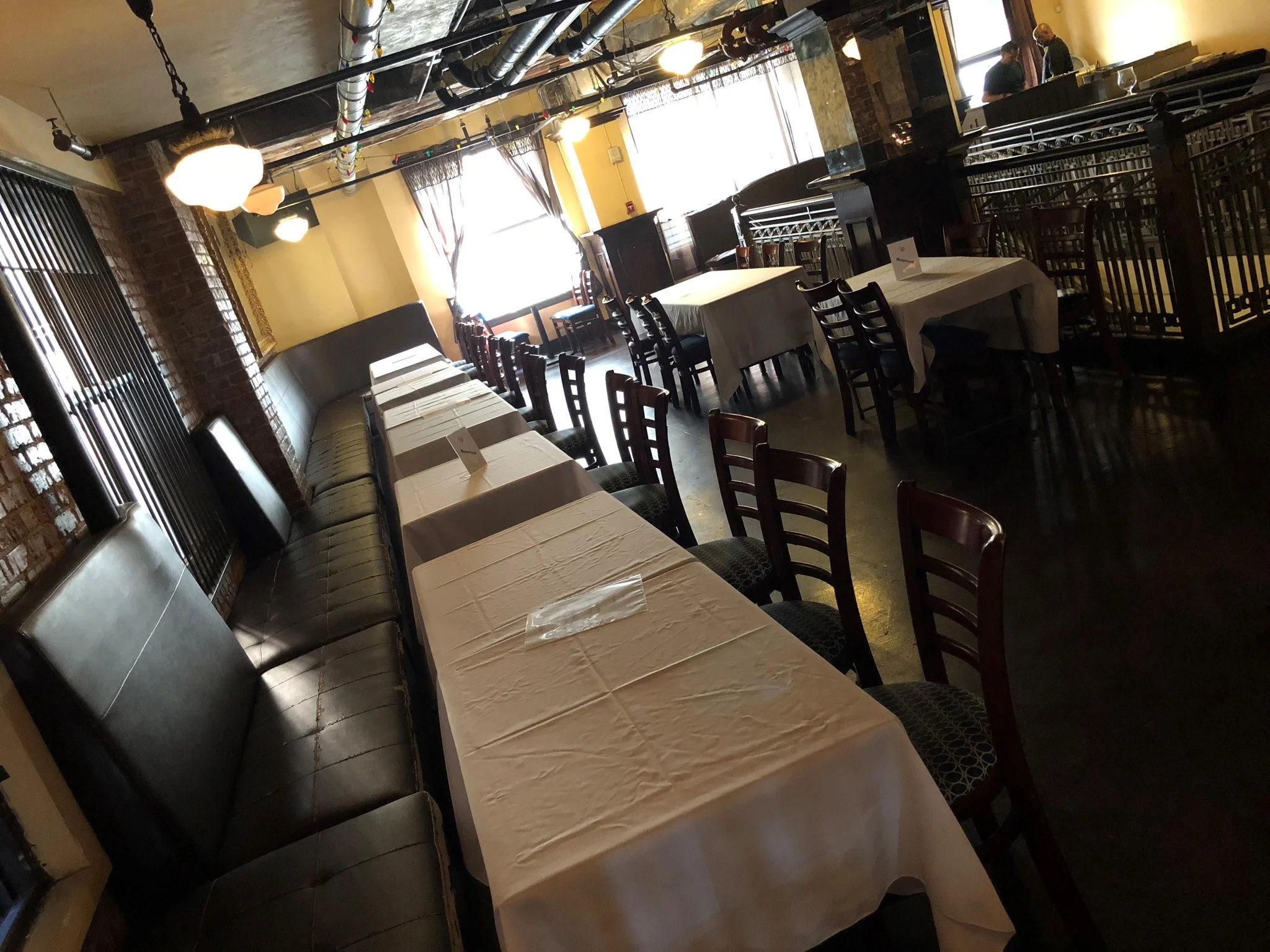 Our Mezzanine offers additional seating and area for private events or in conjunction with our Main Dining Room.