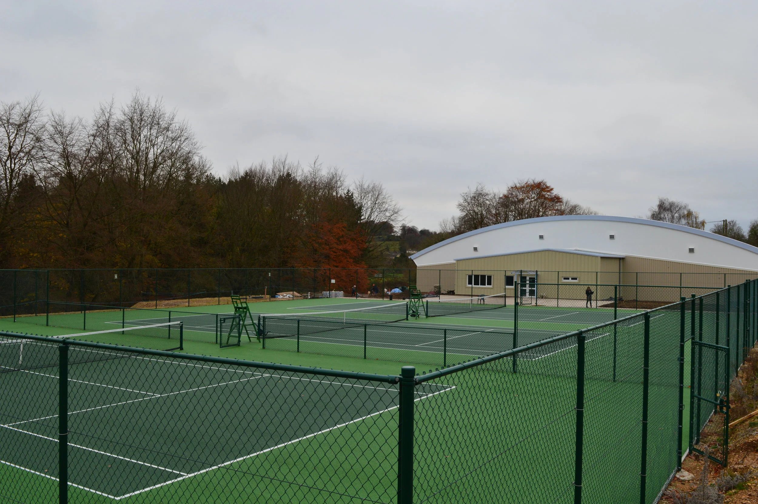 Club landscaping is looking good ...