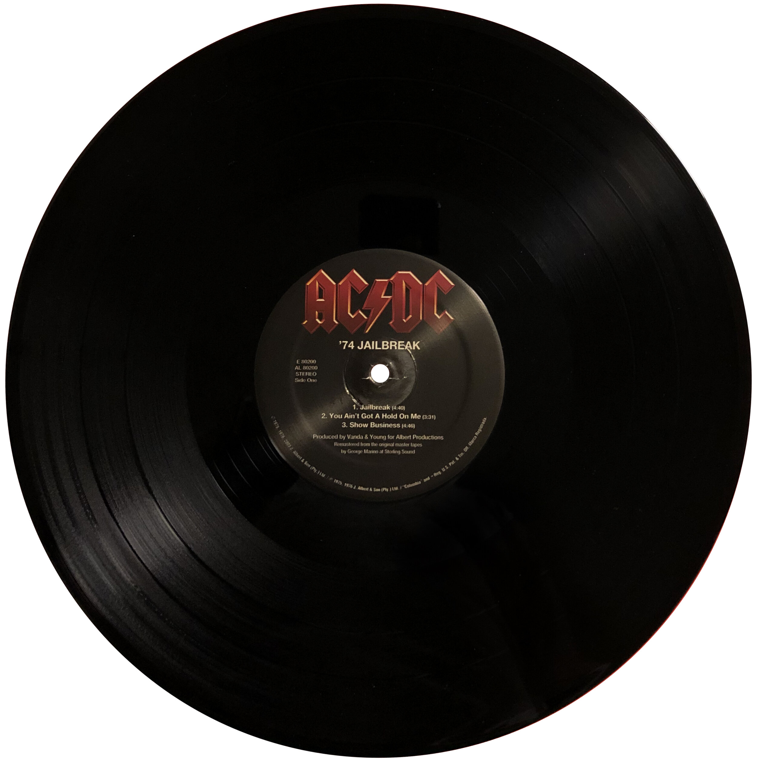 Gripsweat - EX/EX AC/DC JAILBREAK/ FLING THING 7 VINYL 45