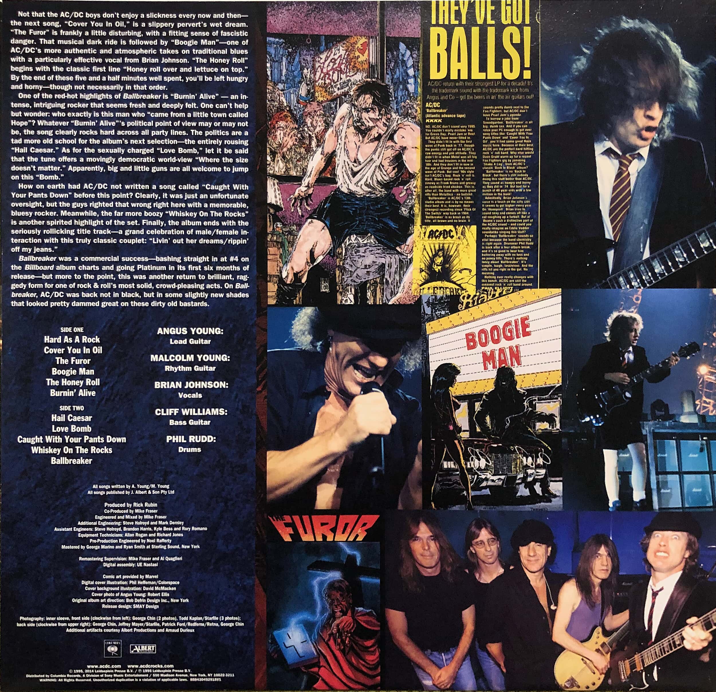 AC/DC – Ballbreaker (Album Review On Vinyl, CD, and Music) — Subjective