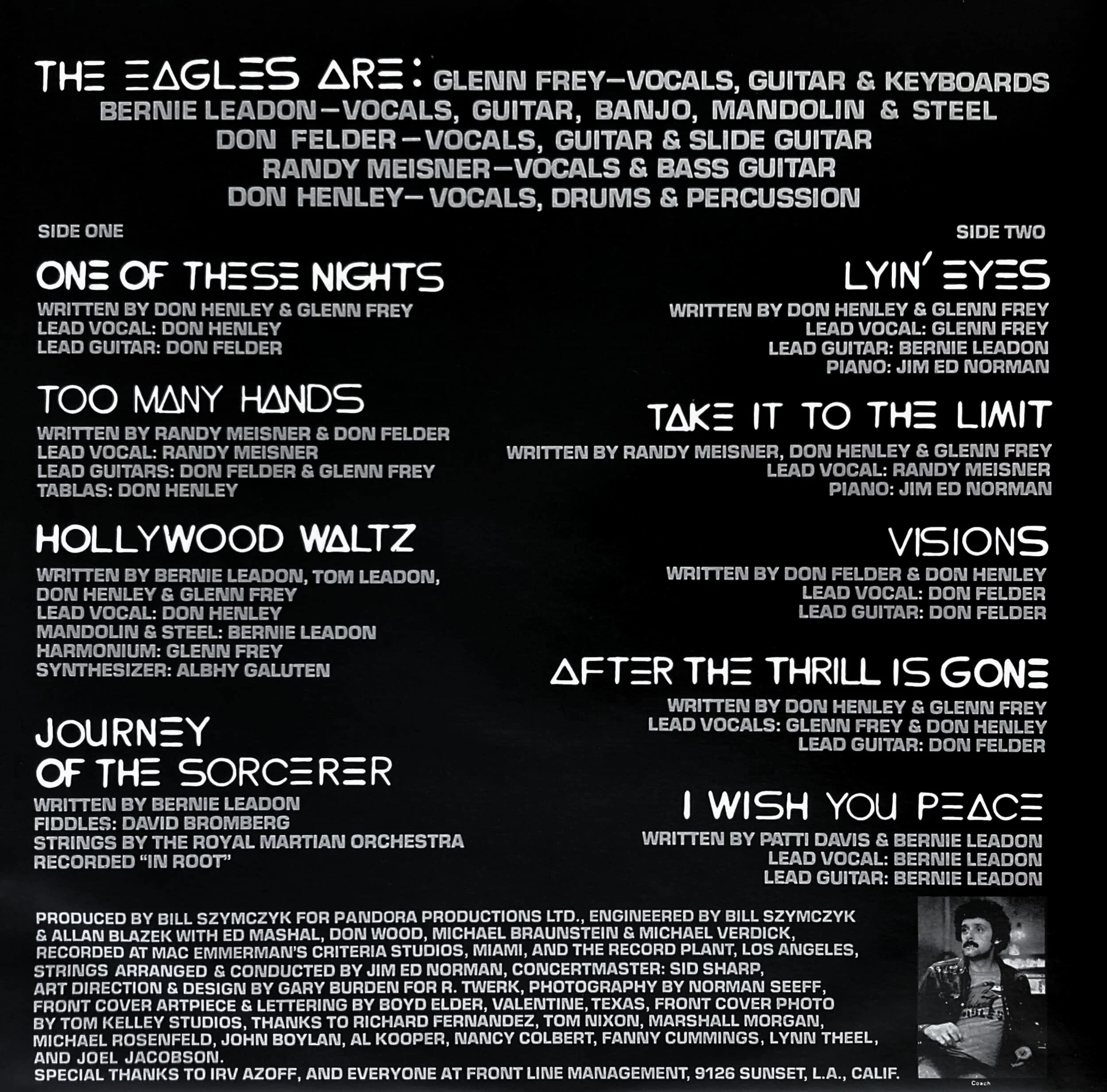 Eagles One Of These Nights (Album Review On Vinyl & Apple Music