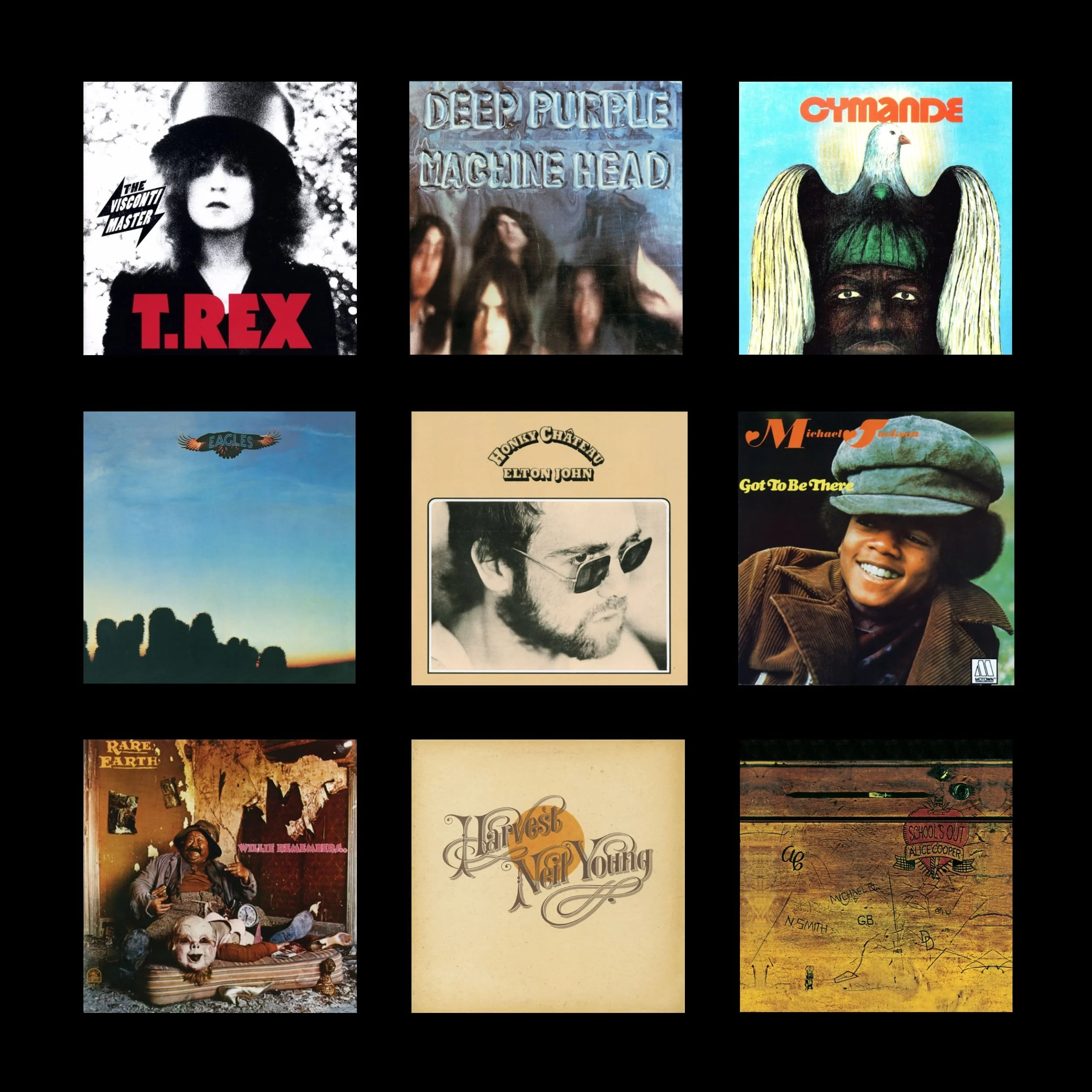 The Best Albums Of 1972
