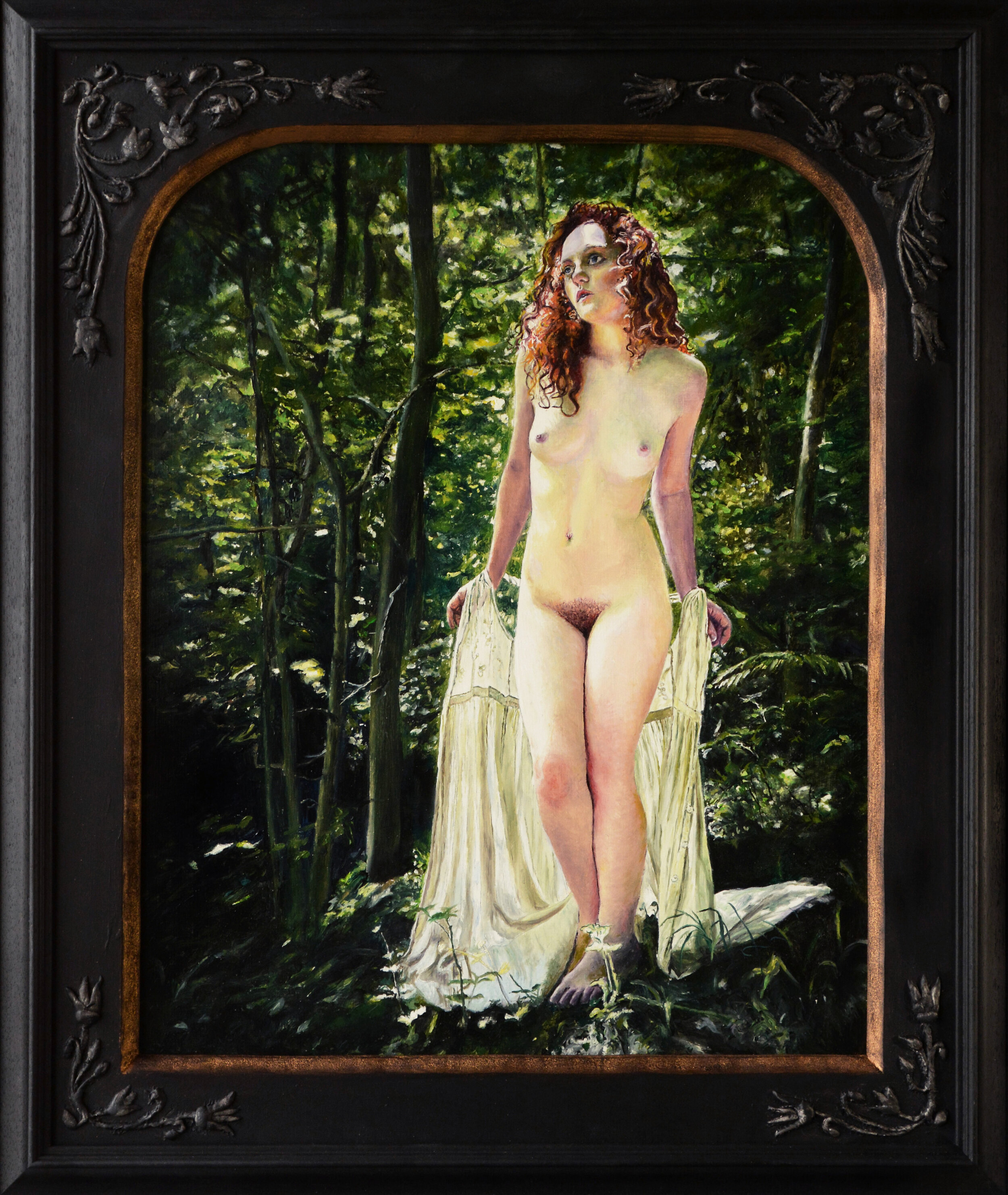 Forest Bather  -  framed