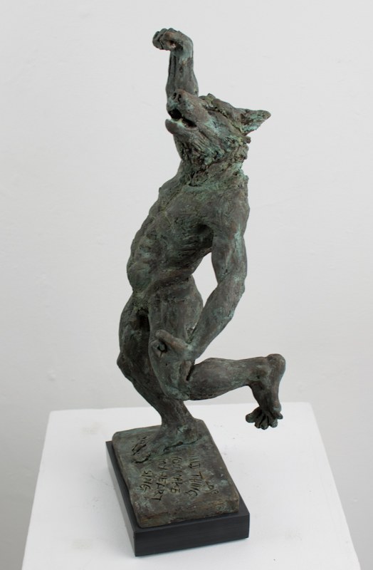  Howling wolf  Bronze Resin £980 