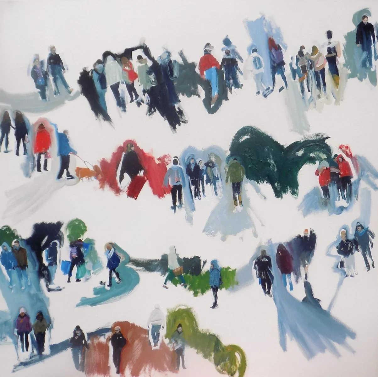 Busy Square by Judith Hay