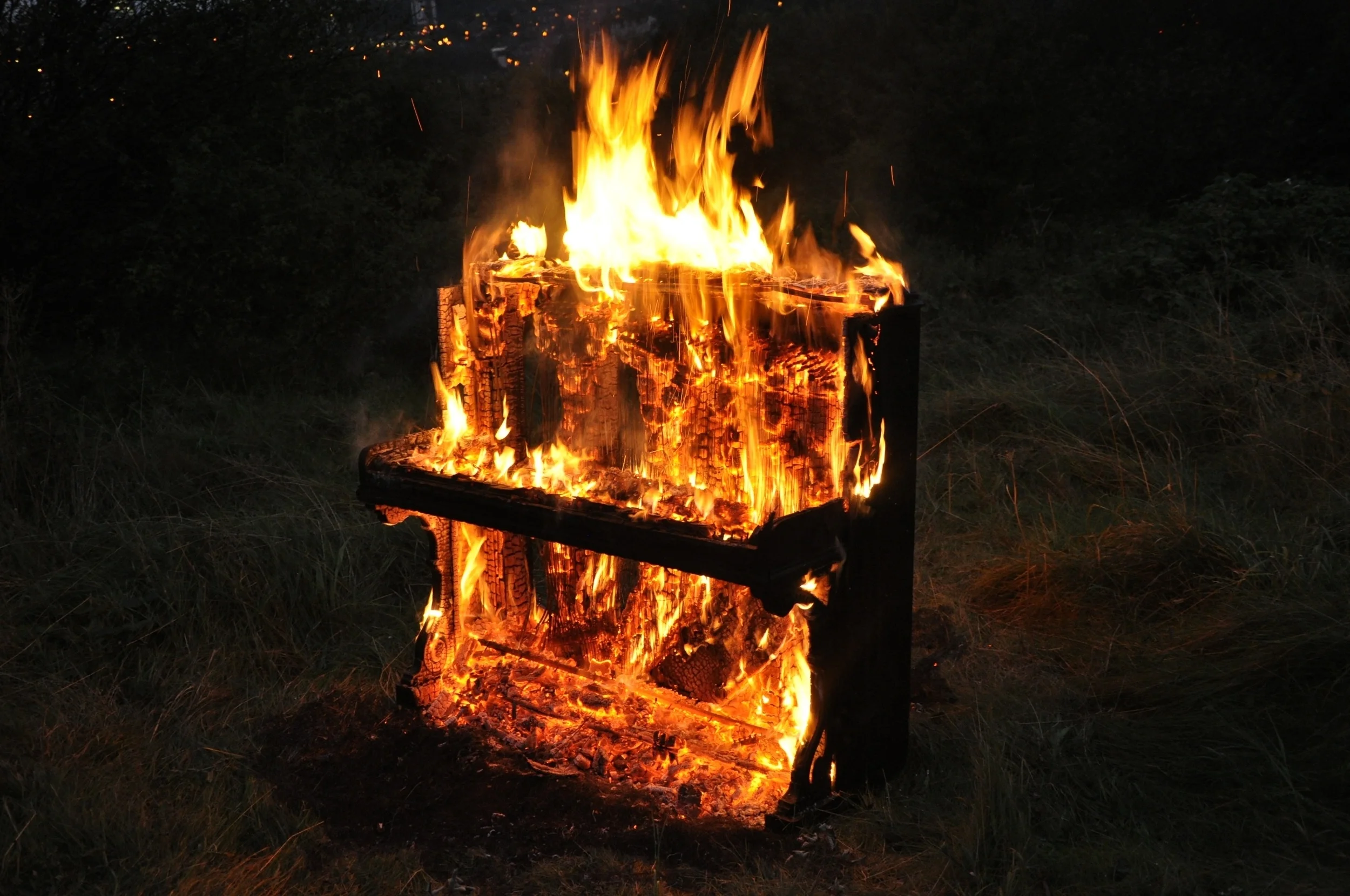 Fire Piano by Jennifer Booth