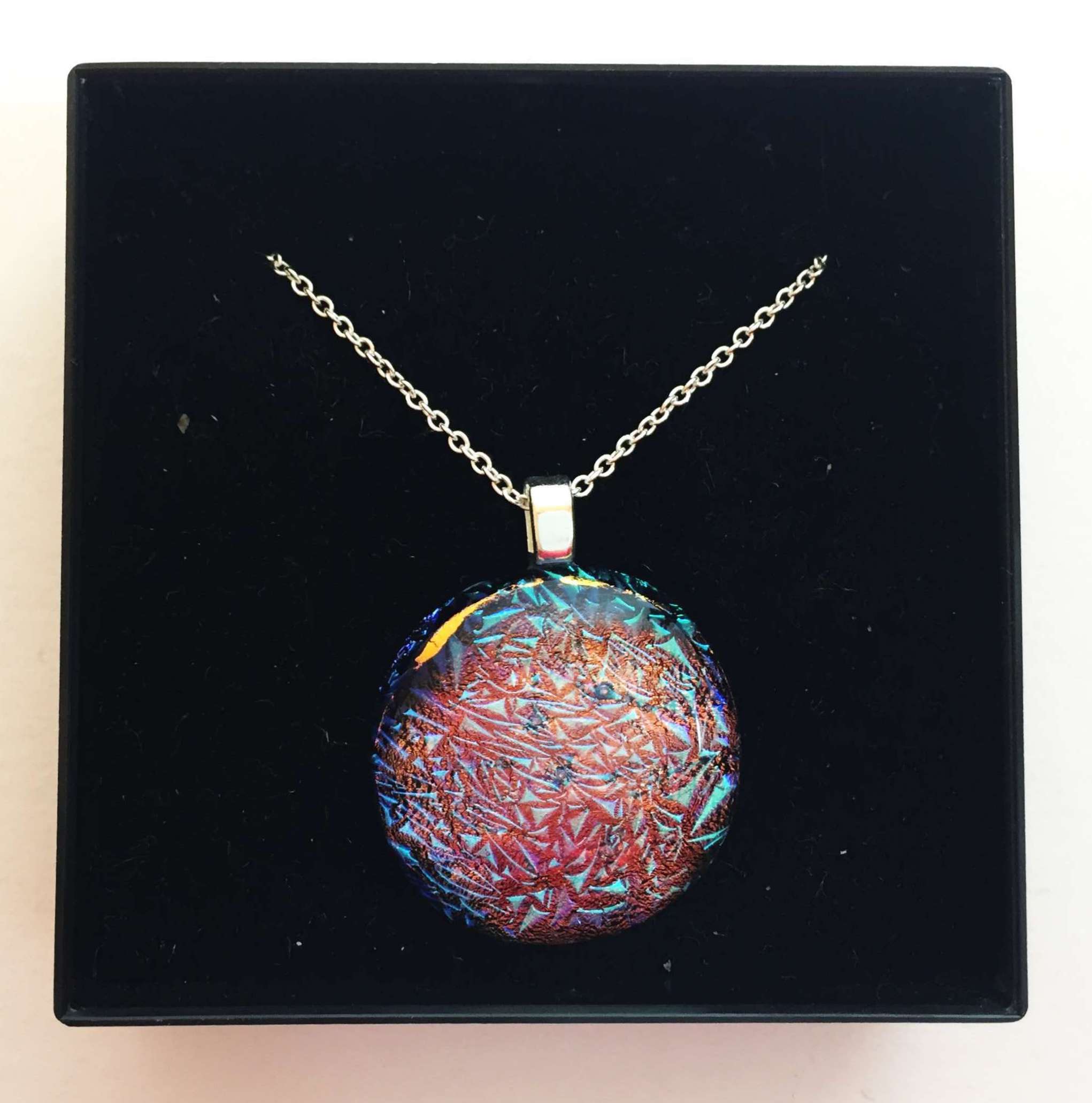 Dichroic Pendant Necklace