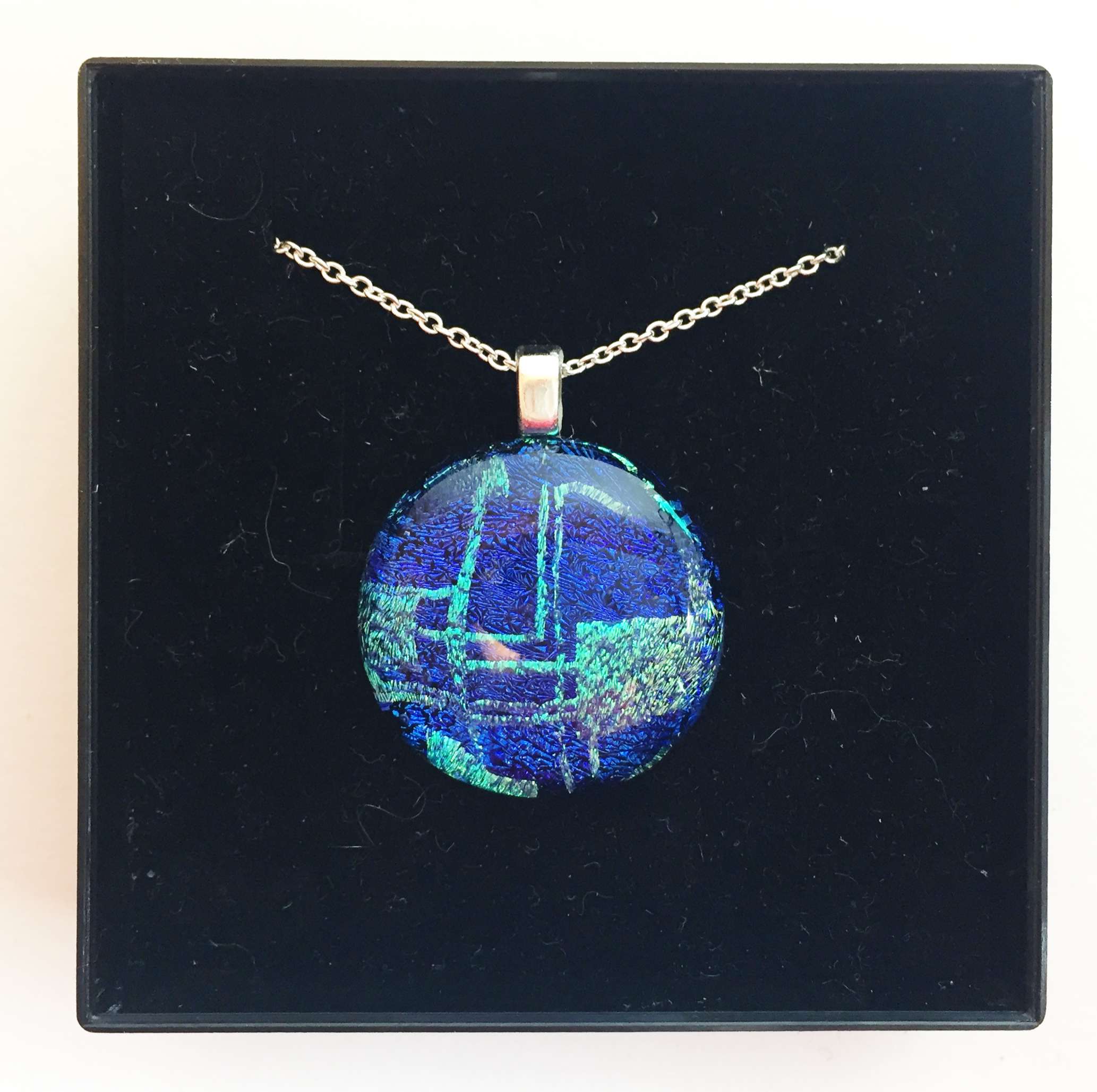 Dichroic Pendant Necklace