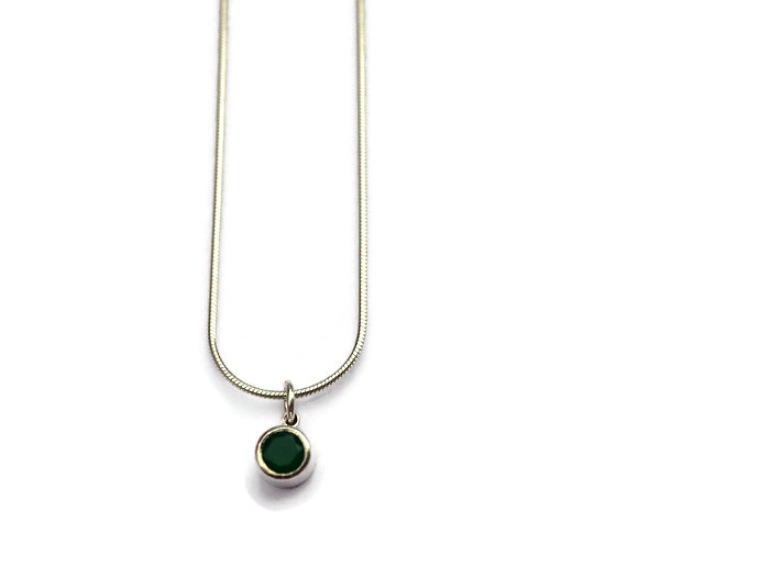  green onyx pendant  £60 