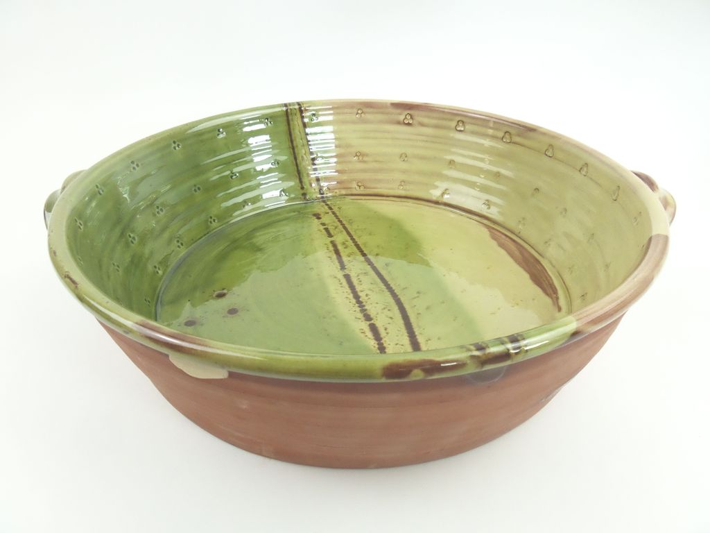  Round Green platter  10H x 42D cm  £200 