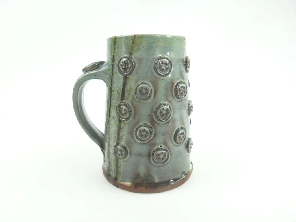  Blue tankard  14H x 12D cm  £40 