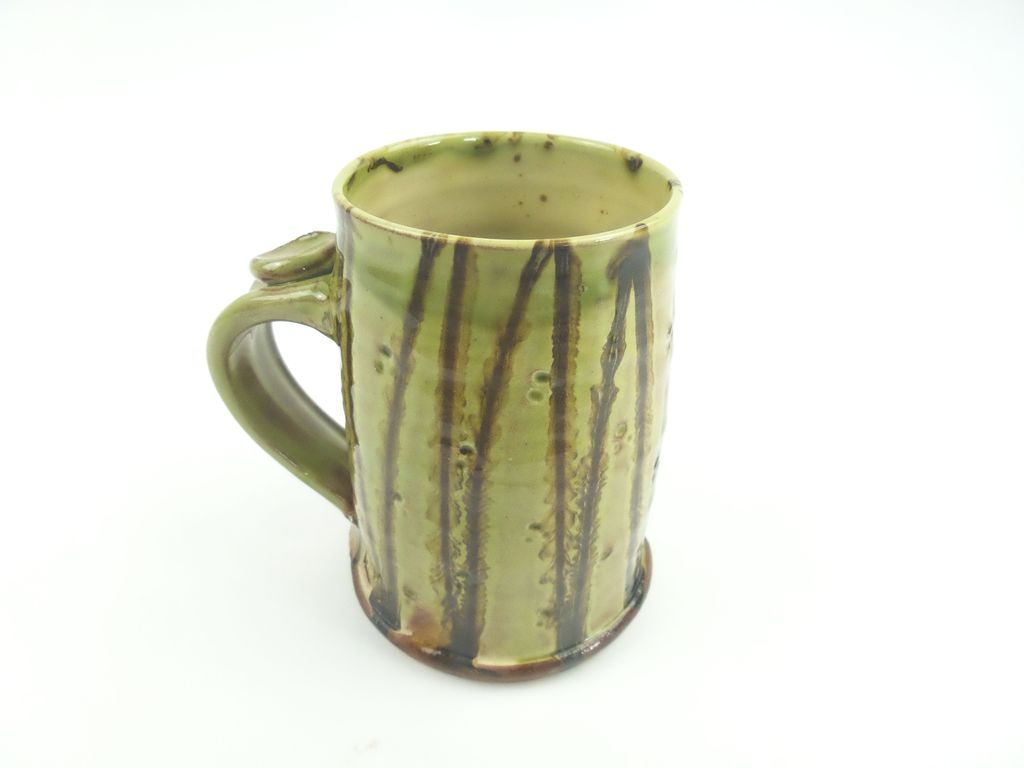  Green tankard  13H x 13D cm  £40 