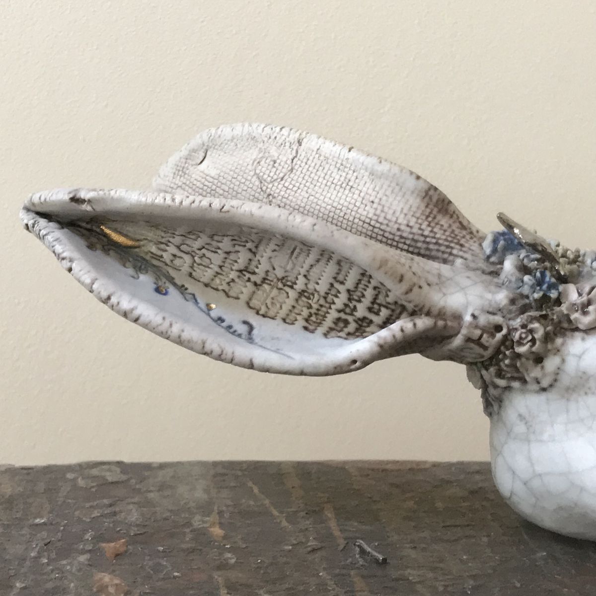  Hare (detail)  Stoneware &amp; porcelain  £220 