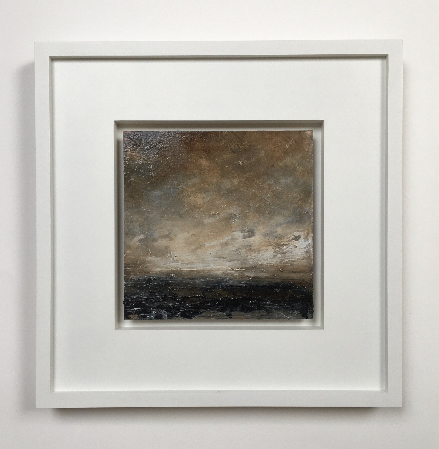  Penwith Dusk  Oil on board  20x20 cm   £295 framed   