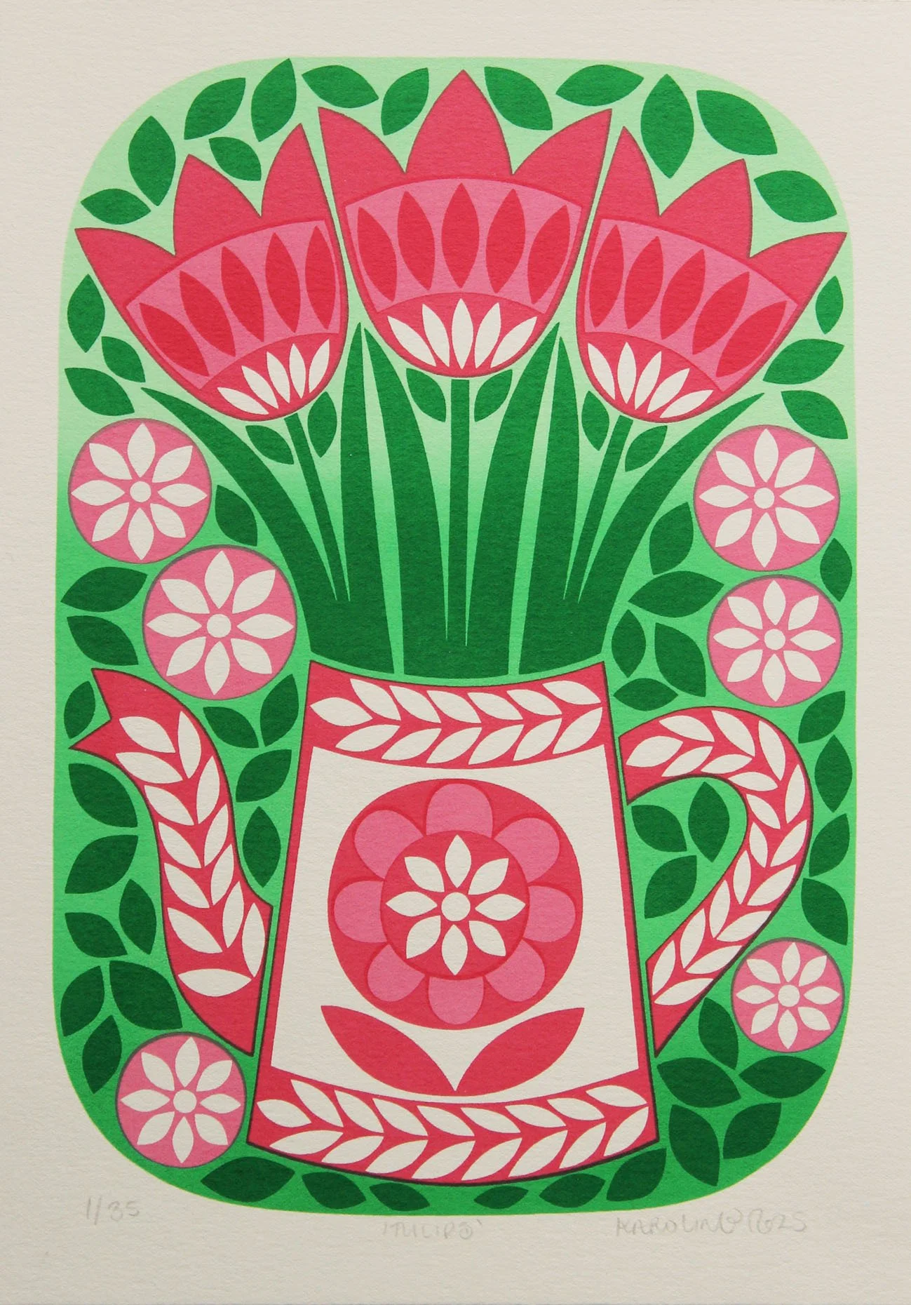 Karoline Rerrie - Tulips A4 screen print - 150dpi - karoline rerrie(1).jpg