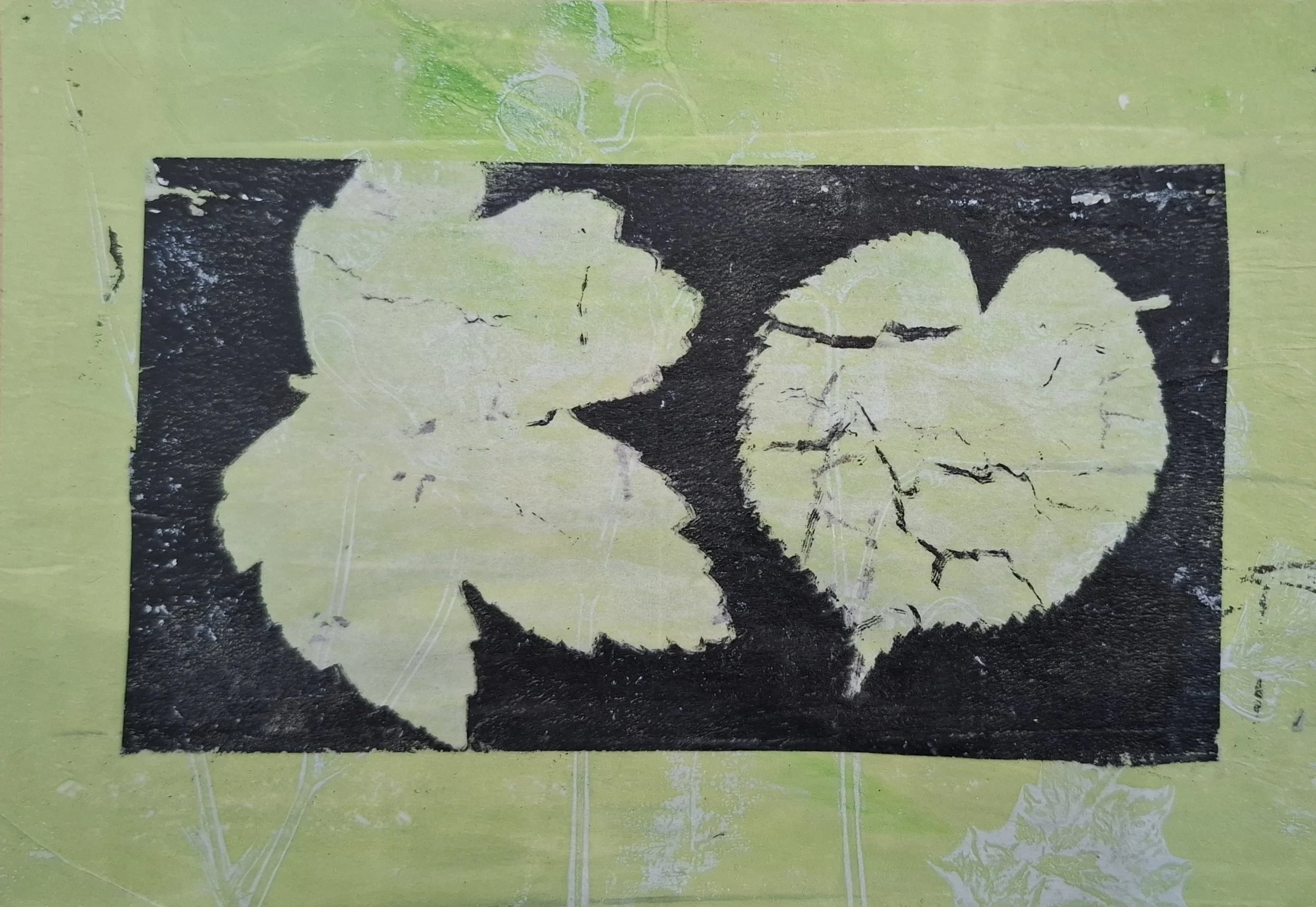Secret postcard 78 - summer leaves