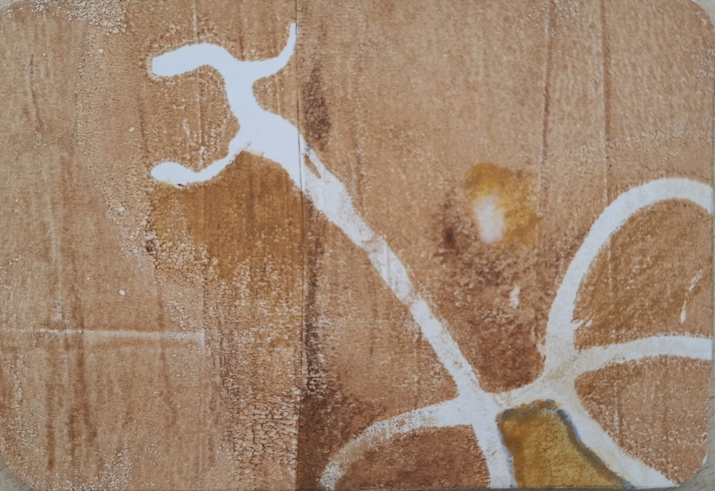 Secret postcard 23 - Wire imprint