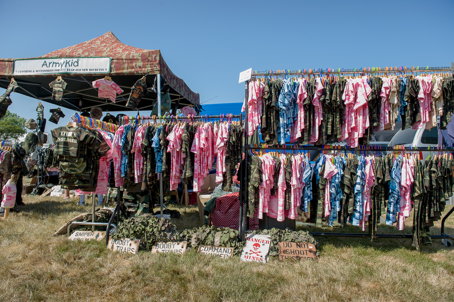  "Army Kids" stall at War and peace show, kent 
