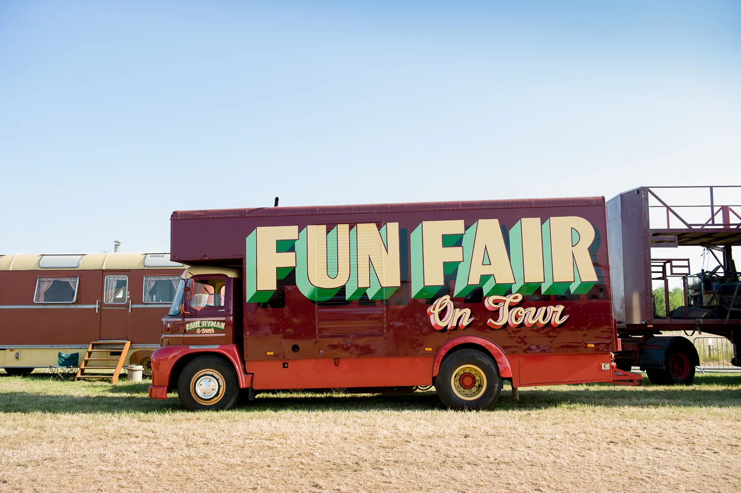 Carnival vehicle at War and Peace show, Kent