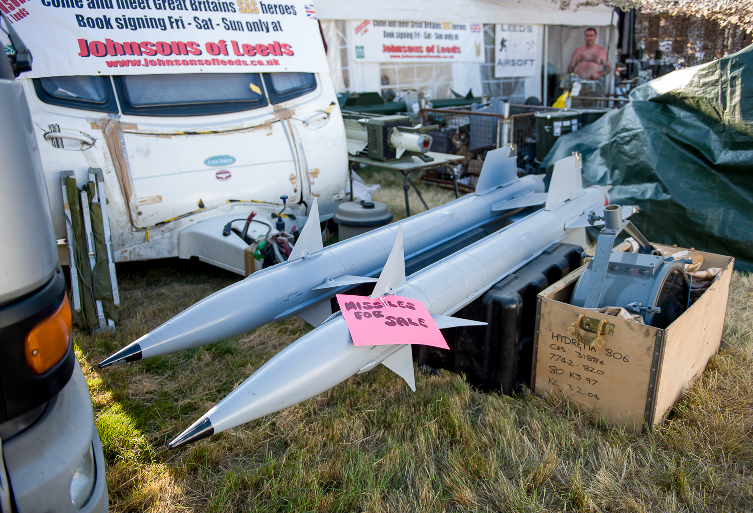  "Missiles for sale", War and peace show, Kent 