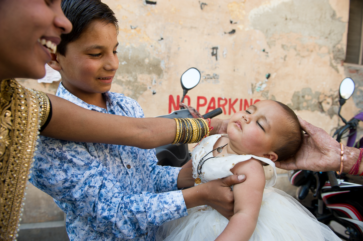  Baby sleeping, Haridwar , 2019 