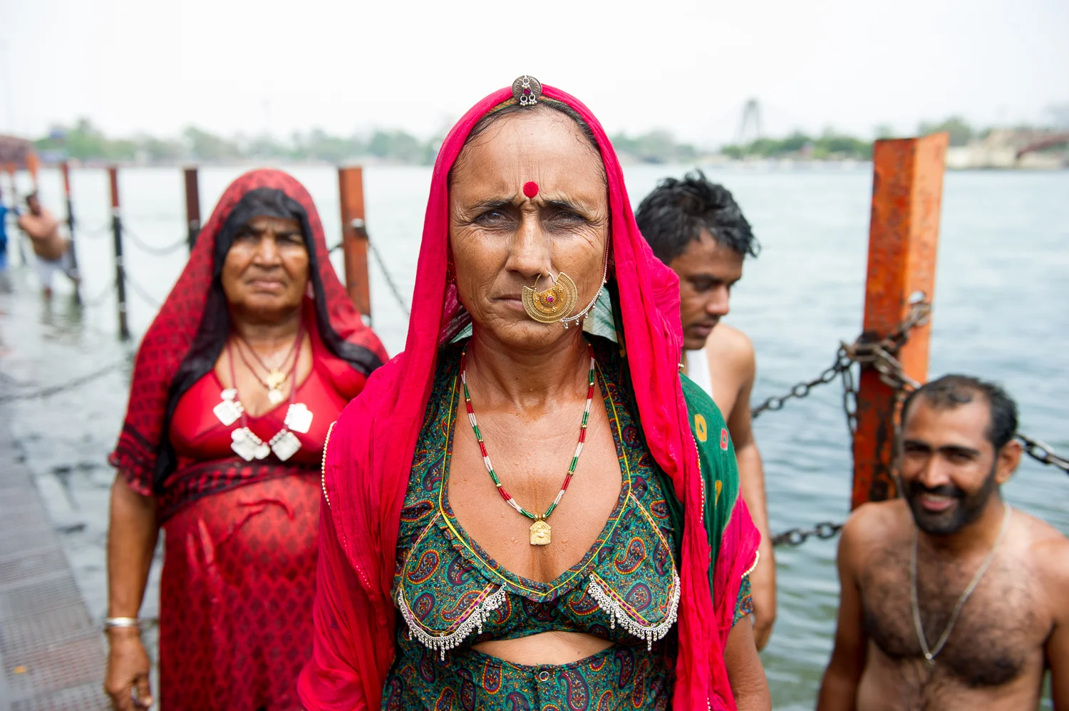 Rajasthani Pilgrims near ghat, Haridwar, 2019