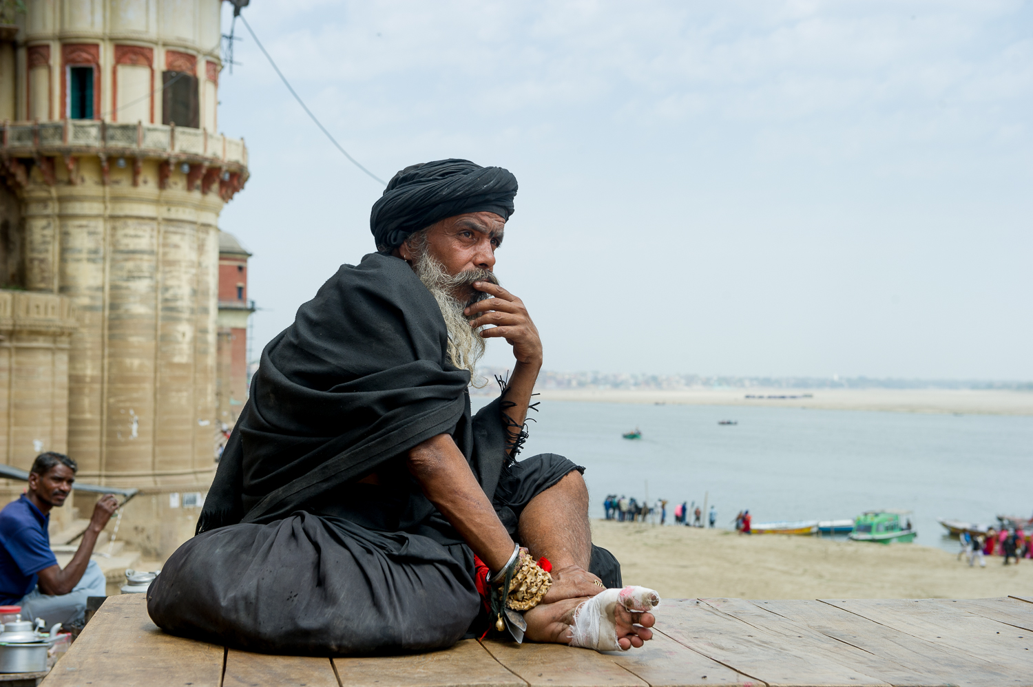 Sadhu near the ghats, Varanasi, 2019