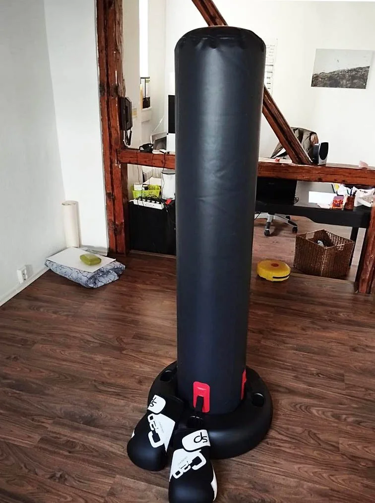 Boxsack in Praxis für Psychotherapie Wiesbaden Nadine Ladier