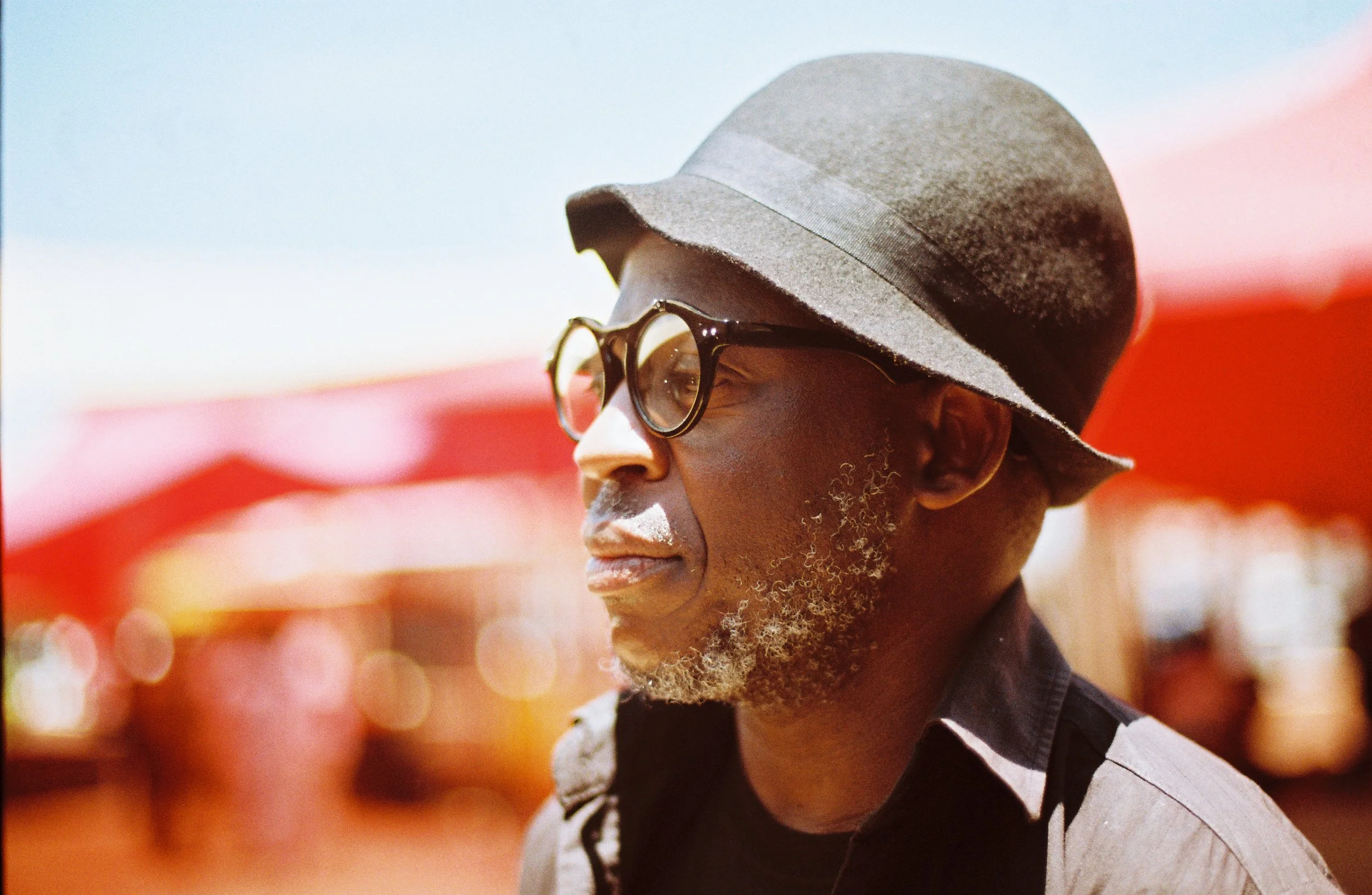 Essayist, Bongani Madondo, captured by Lidudumalingani at Abantu Book Festival
