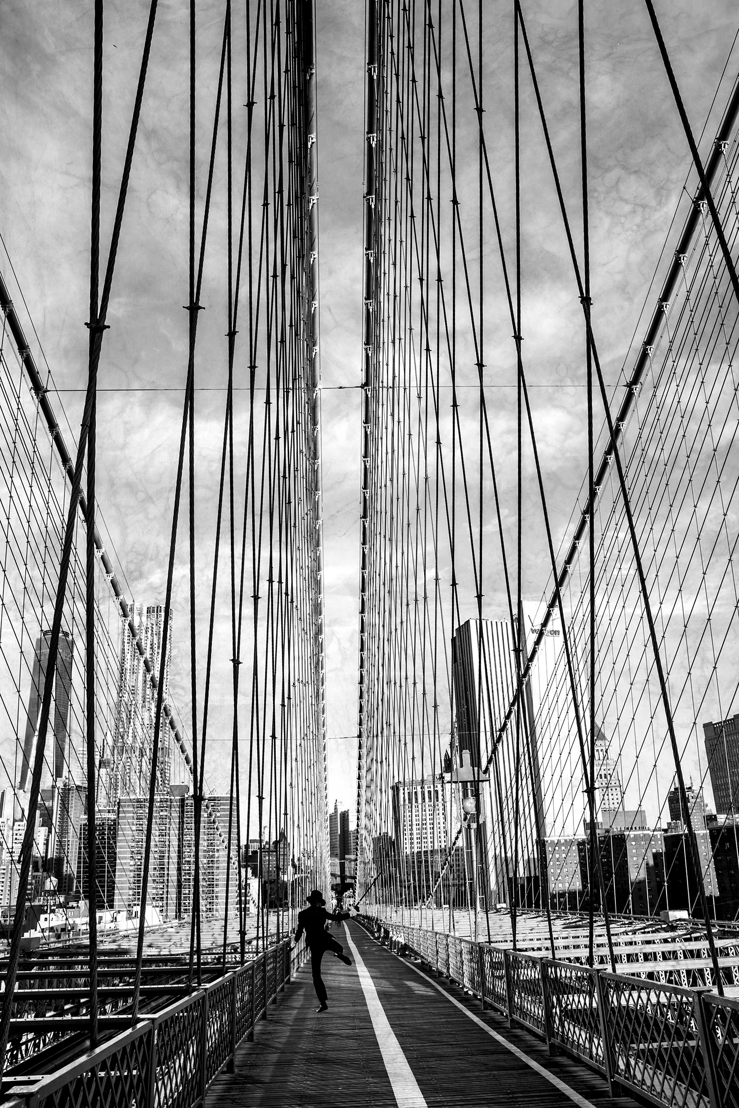  Erik, Brooklyn Bridge.  Photographie &amp; technique mixte, 60 x 80 cm.  1/5  2400 €       