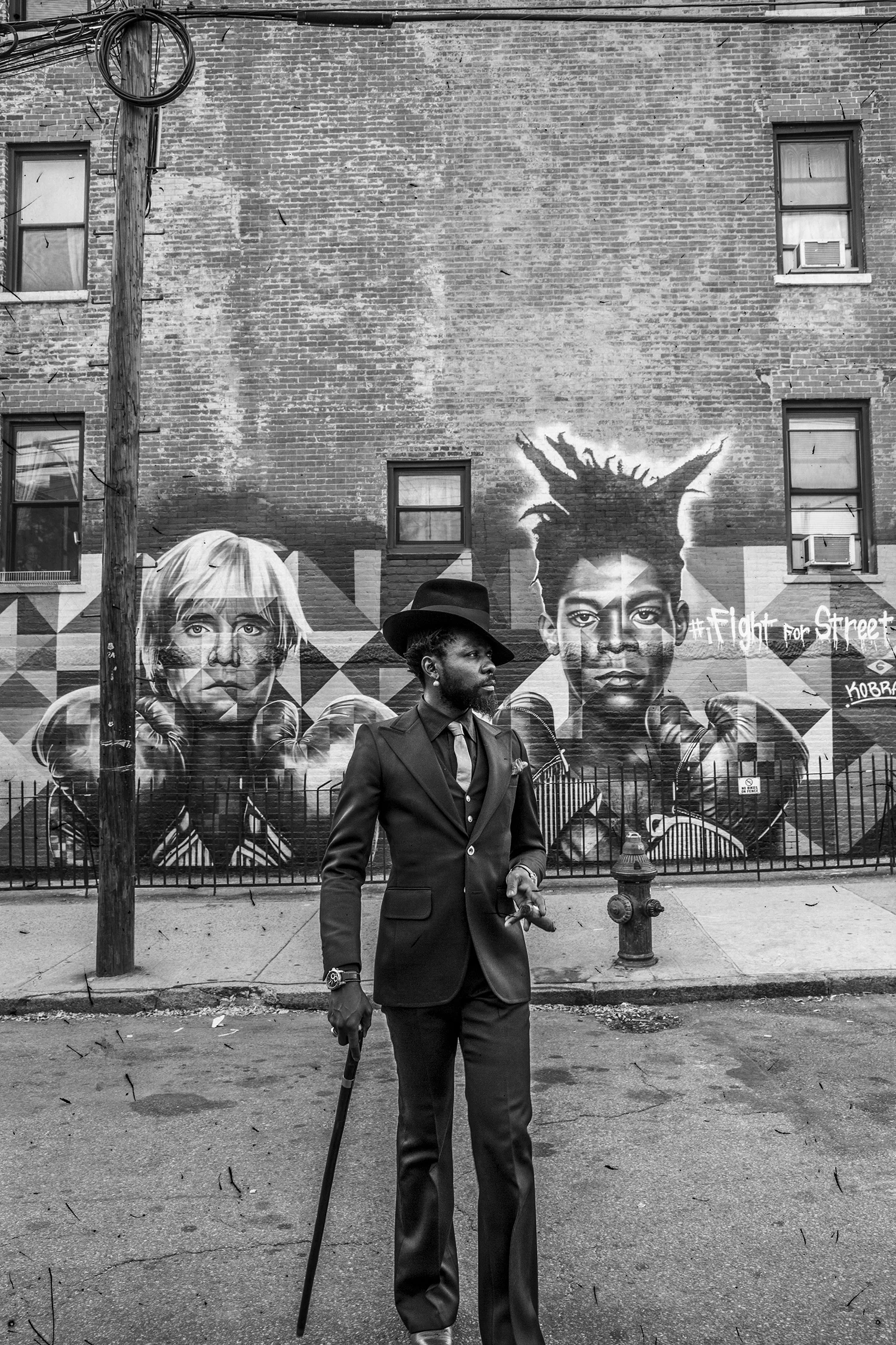  Erik, Williamsburg.  Photographie &amp; technique mixte, 40 x 50 cm.  2/5  2000 €       